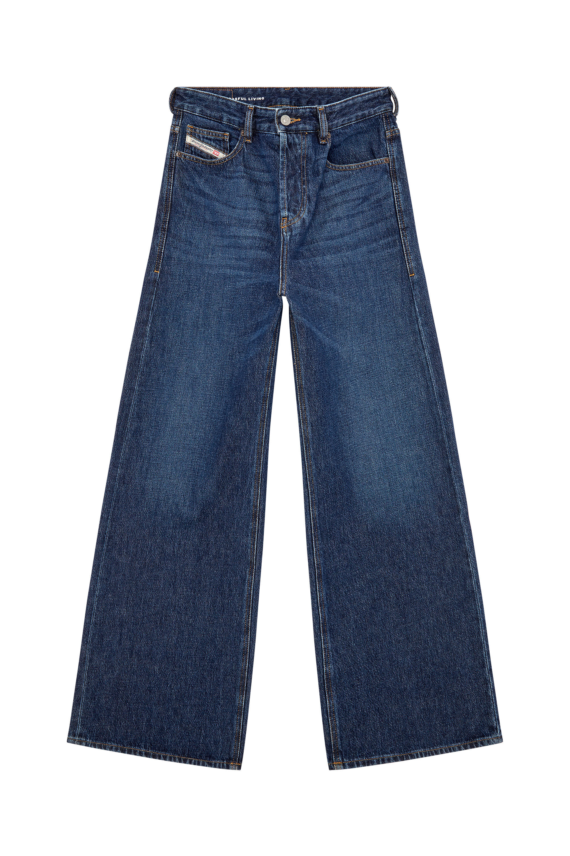 Diesel - Straight Jeans 1996 D-Sire 09C03, Blu Scuro - Image 2
