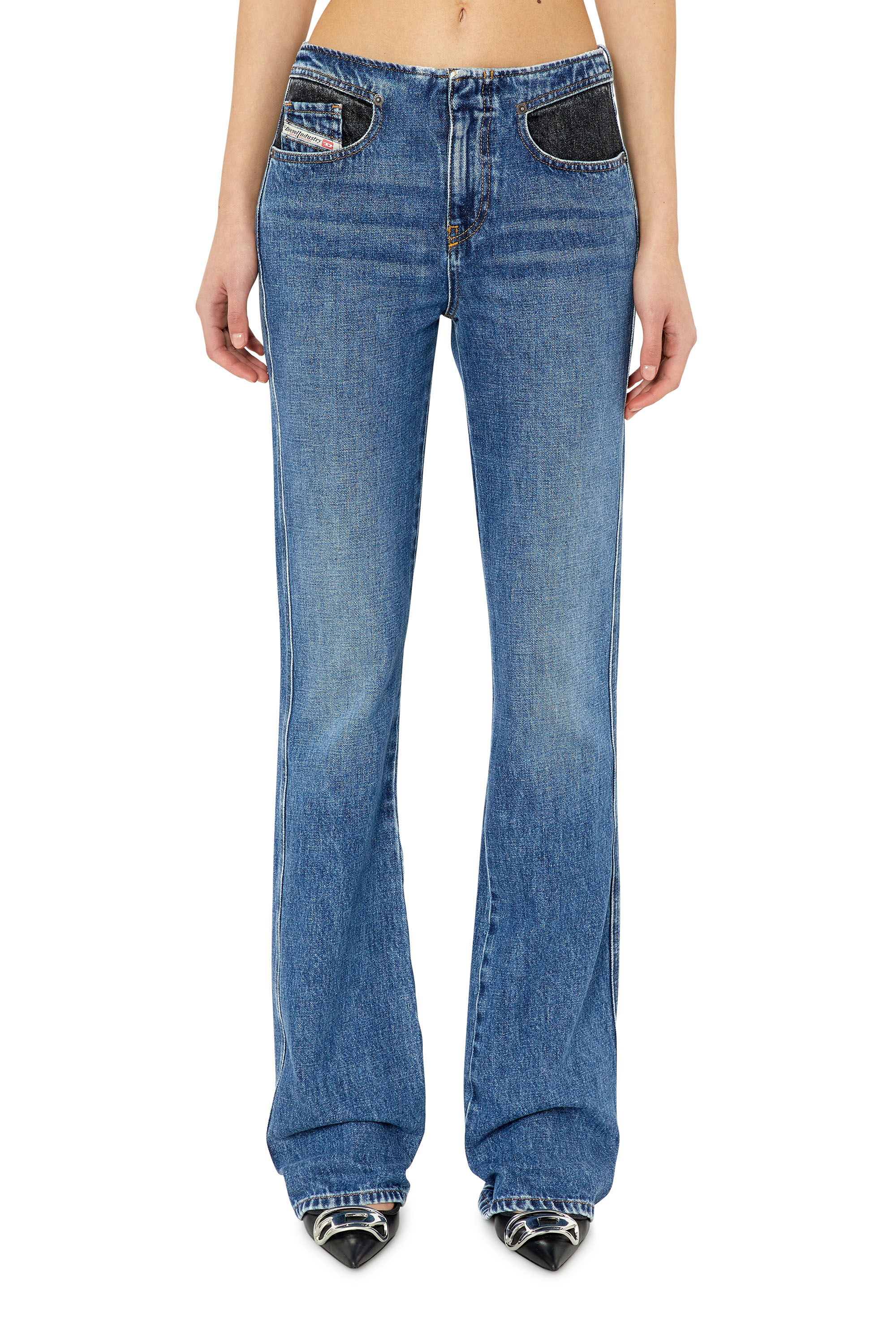 Diesel - 2003 D-Escription 007N6 Bootcut and Flare Jeans, Blu medio - Image 2