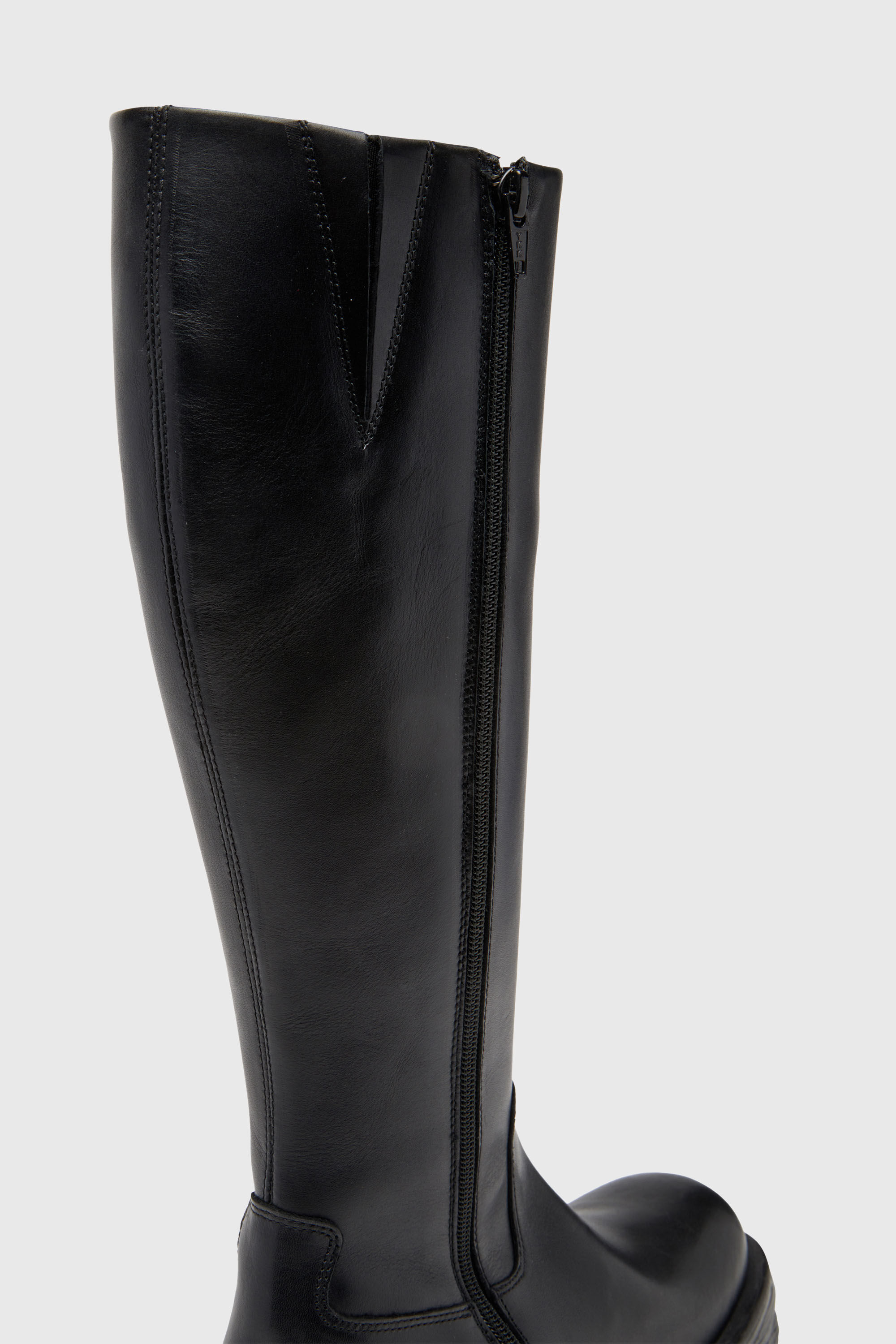 Diesel - D-HAMMER HB D W, D-Hammer-Stivali al ginocchio in pelle Donna in Nero - 4