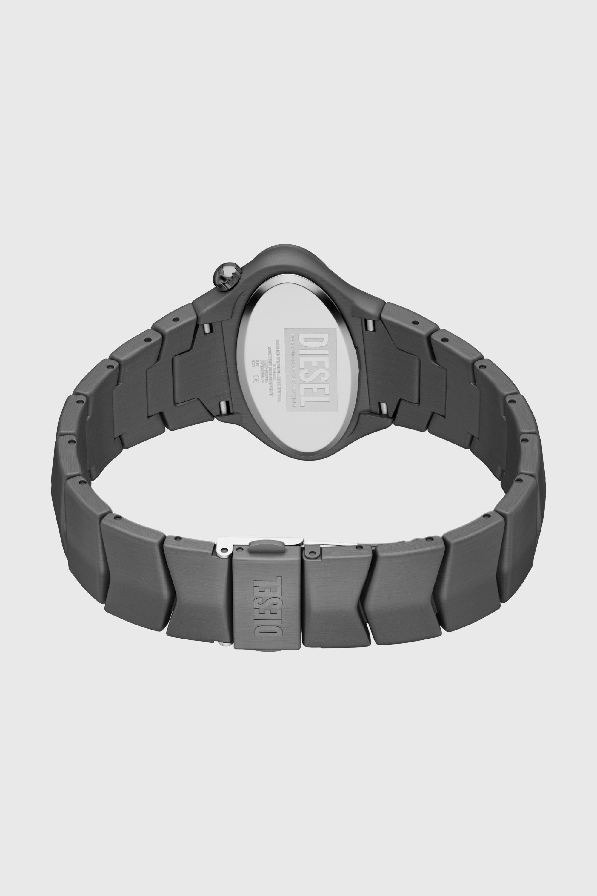 Diesel - DZ2241 WATCH, Orologio D-Rush in acciaio gunmetal Uomo in Grigio - 6