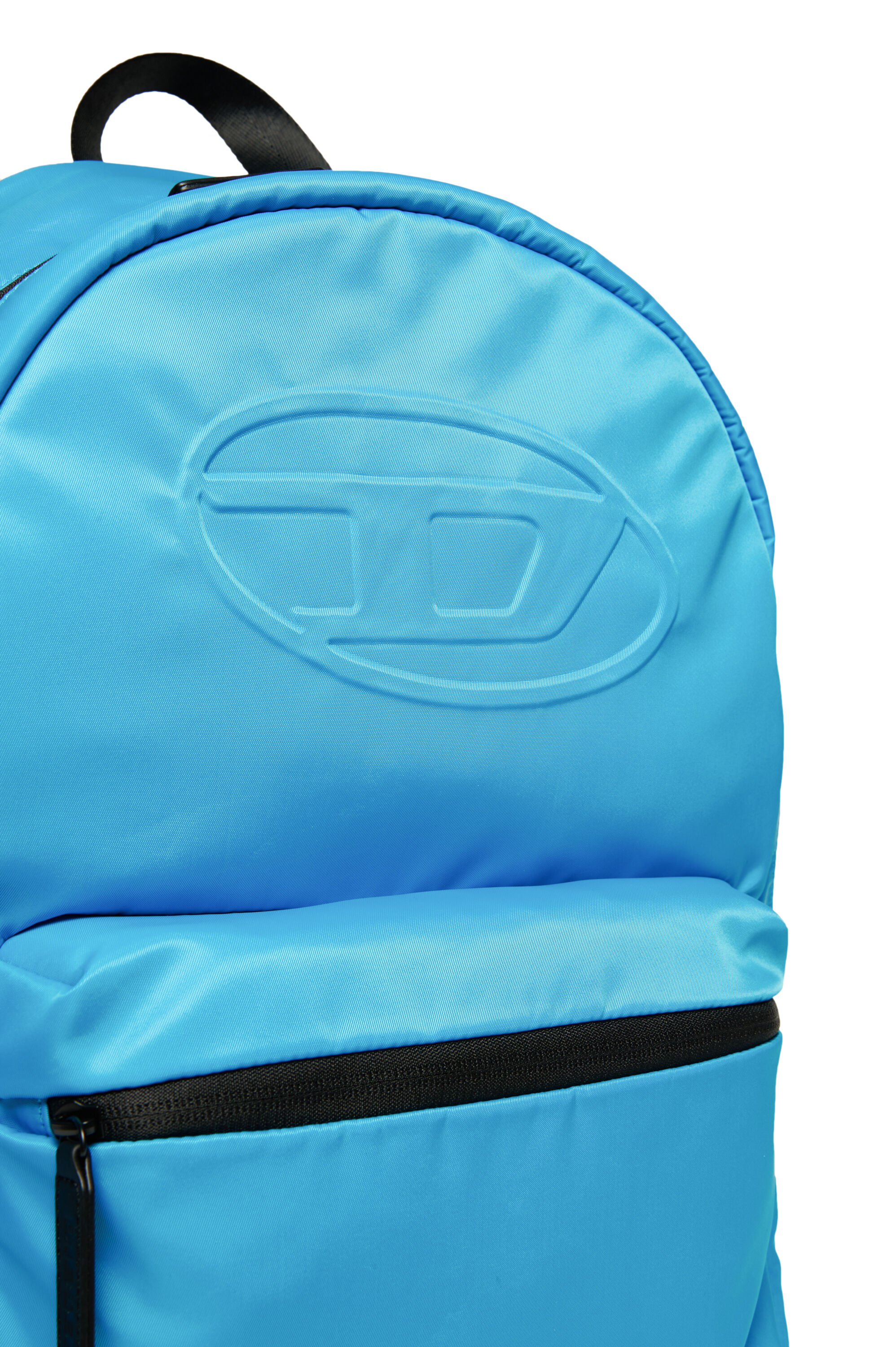 Diesel - WOVAL, Zaino in nylon con logo Oval D in rilievo Unisex in Blu - 4