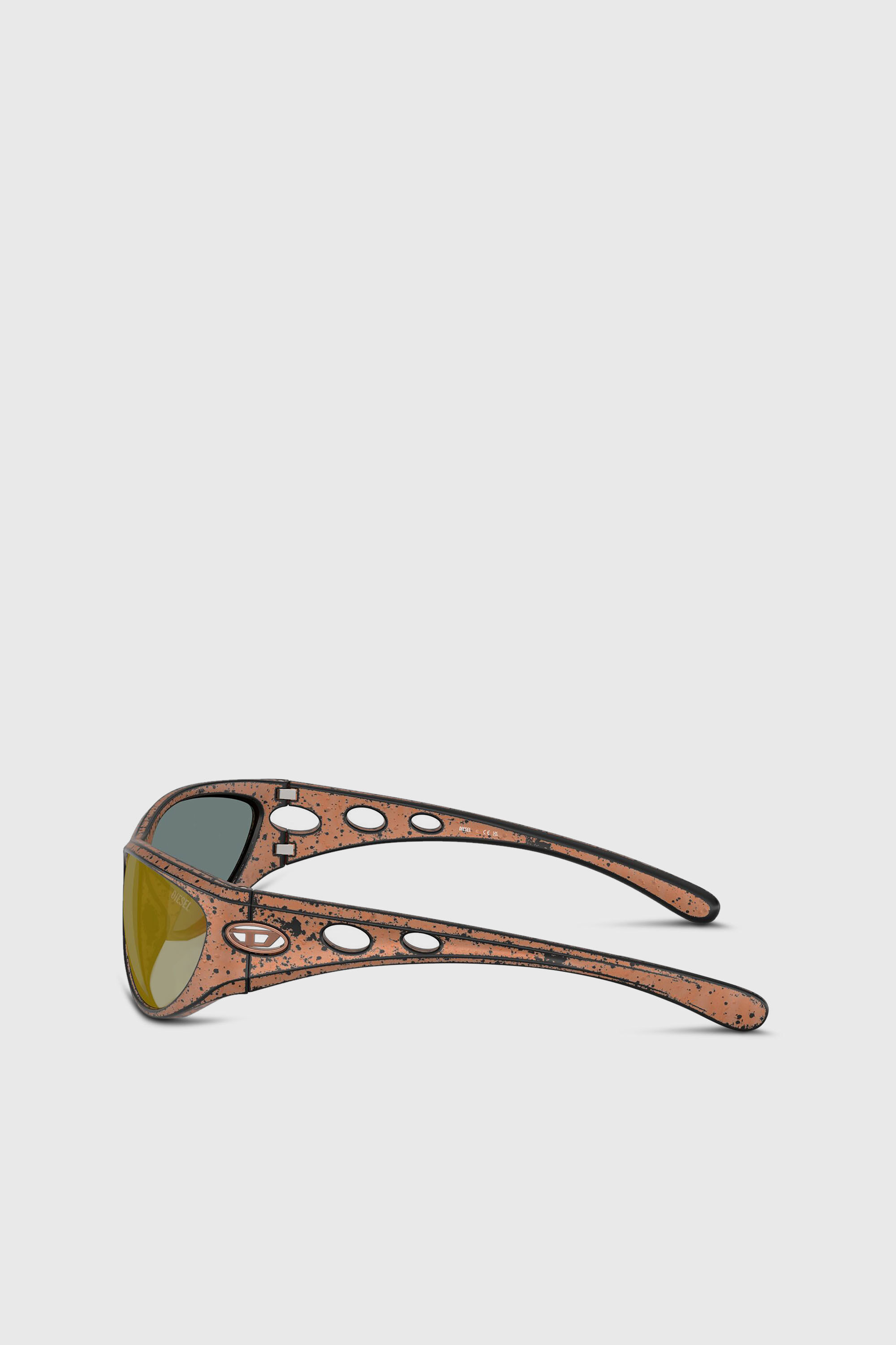 Diesel - 0DL3004U, Occhiali da sole stile cat-eye Unisex in Marrone - 2