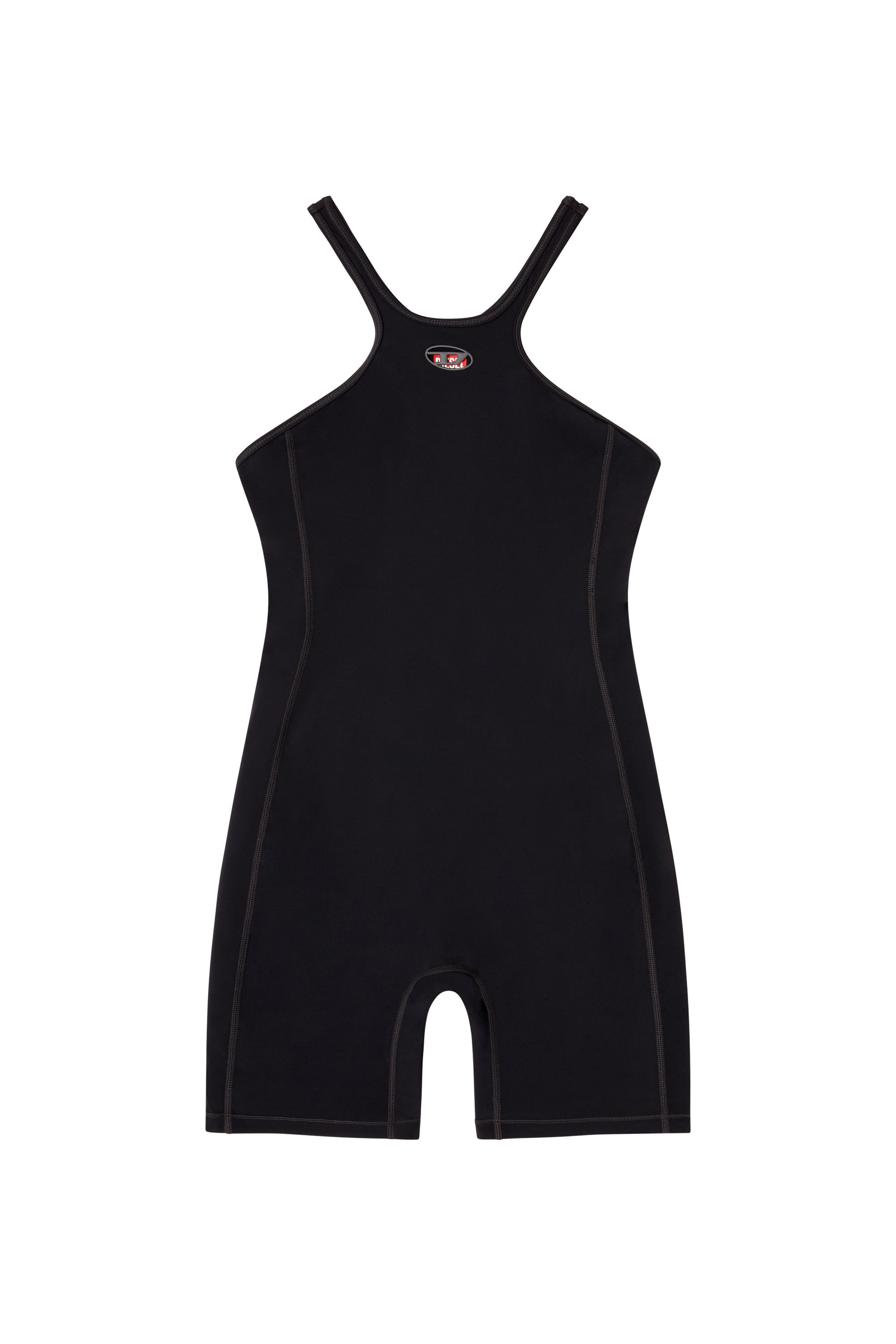 Diesel - NYDIA-UTLT, Racer back playsuit Donna in Nero - 2