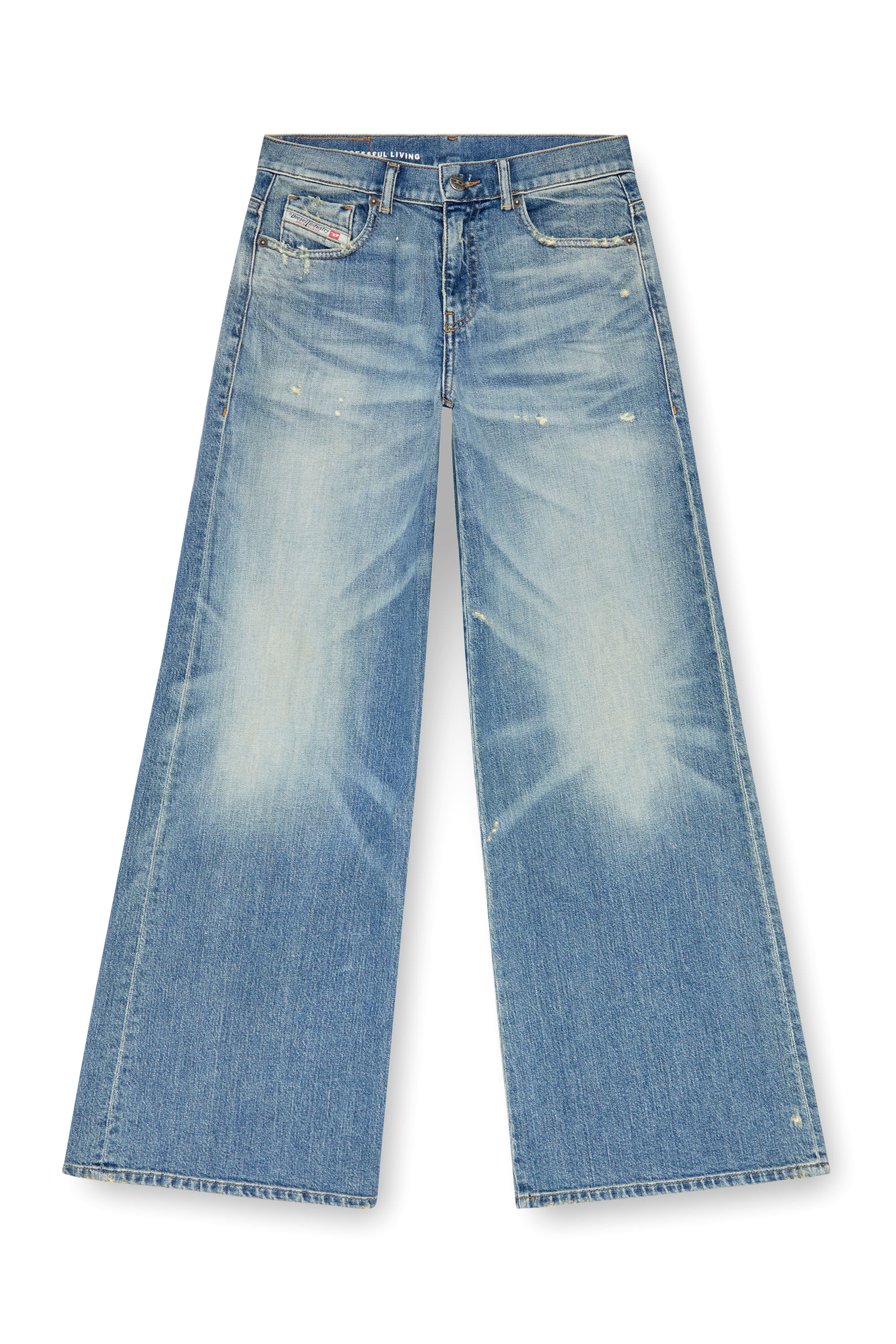 Jeans Donna Flare Blu medio 1978 D-Akemi | Diesel