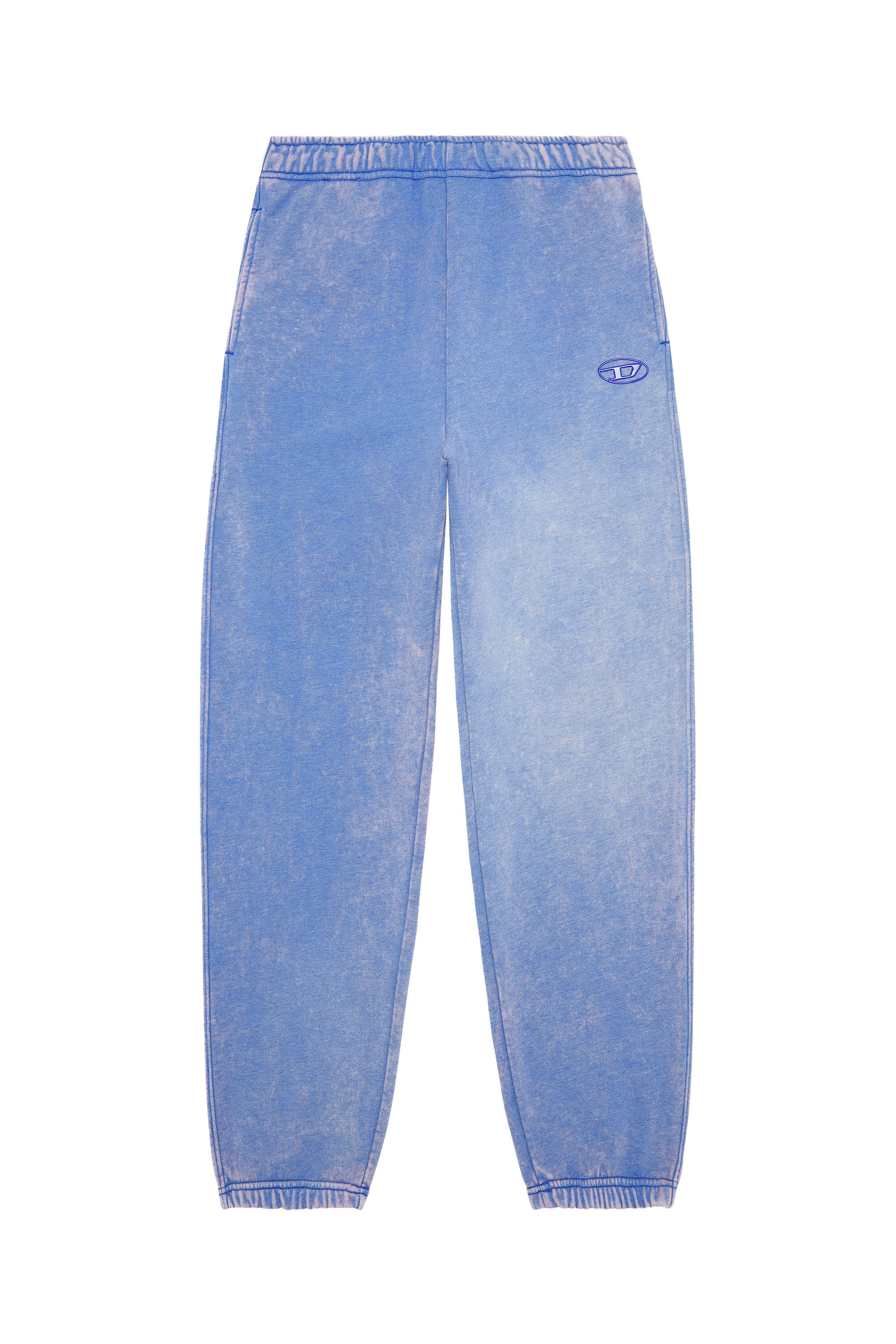 Diesel - P-MARKY, Pantaloni tuta con trattamento sbiancato Uomo in Blu - 2