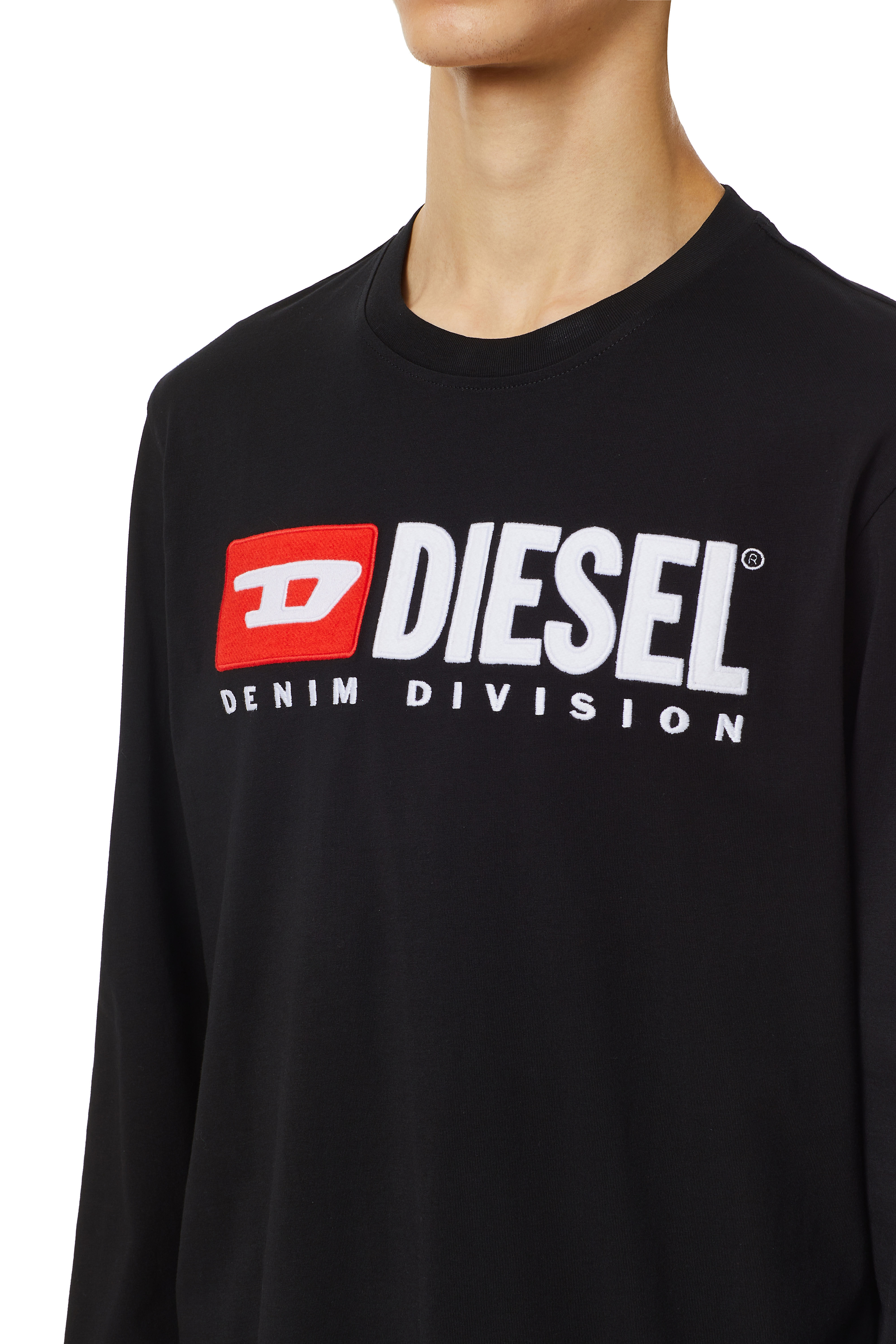 Diesel - T-JUST-LS-DIV, Nero - Image 5