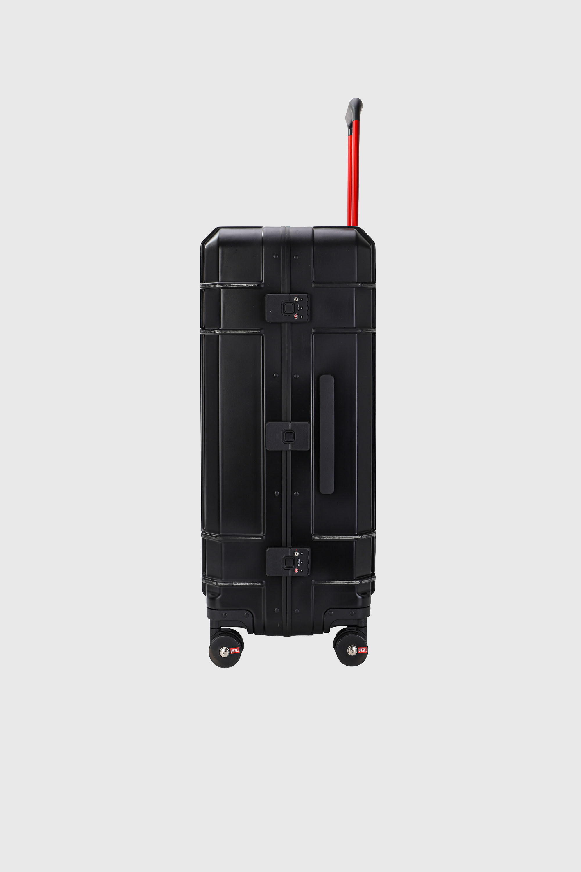 Diesel - DIESEL PC STRONG IMAGE TROLLEY- DSL003, Valigia resistente taglia L Unisex in Nero - 5