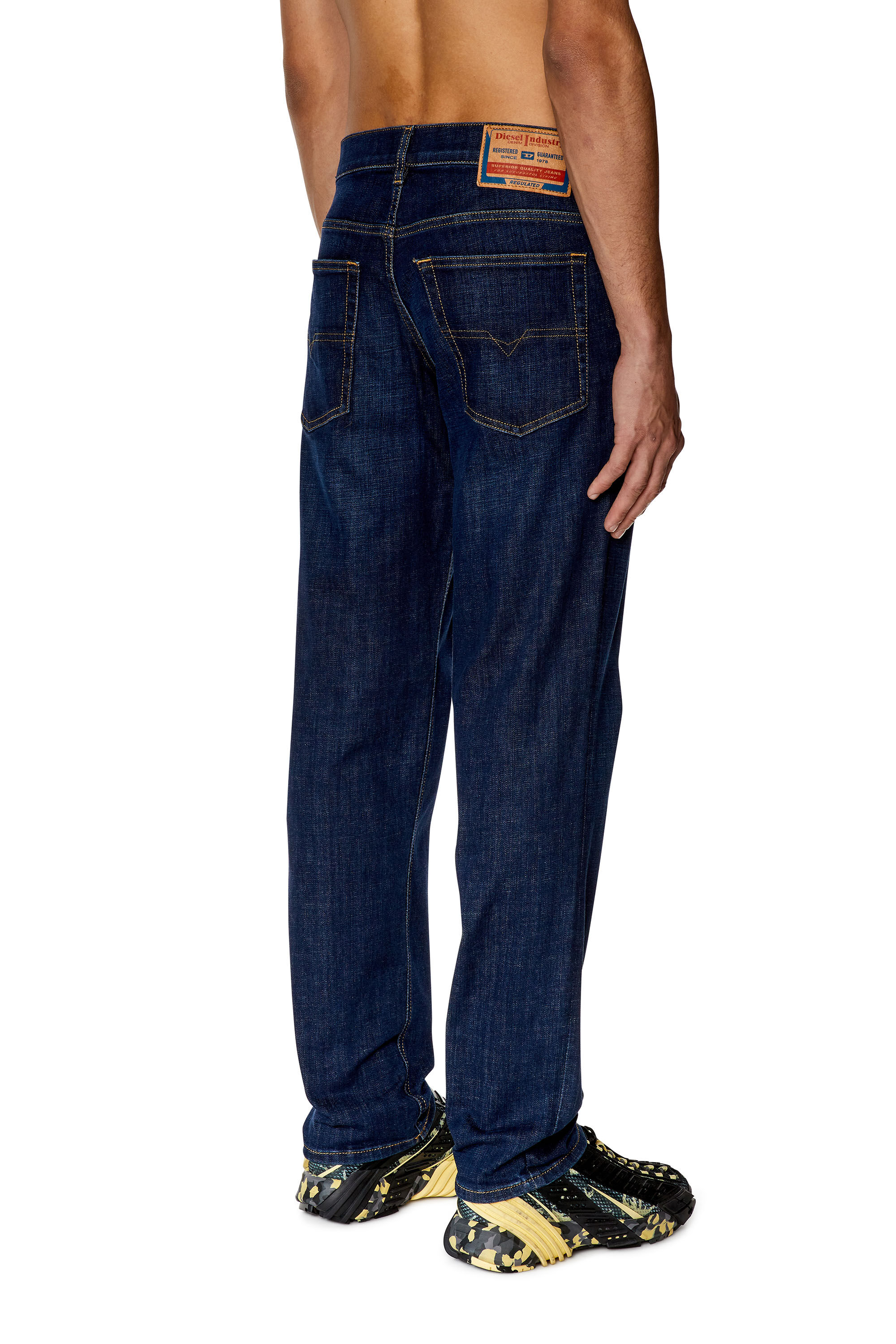 Jeans Uomo Tapered Blu scuro 2023 D Finitive Diesel