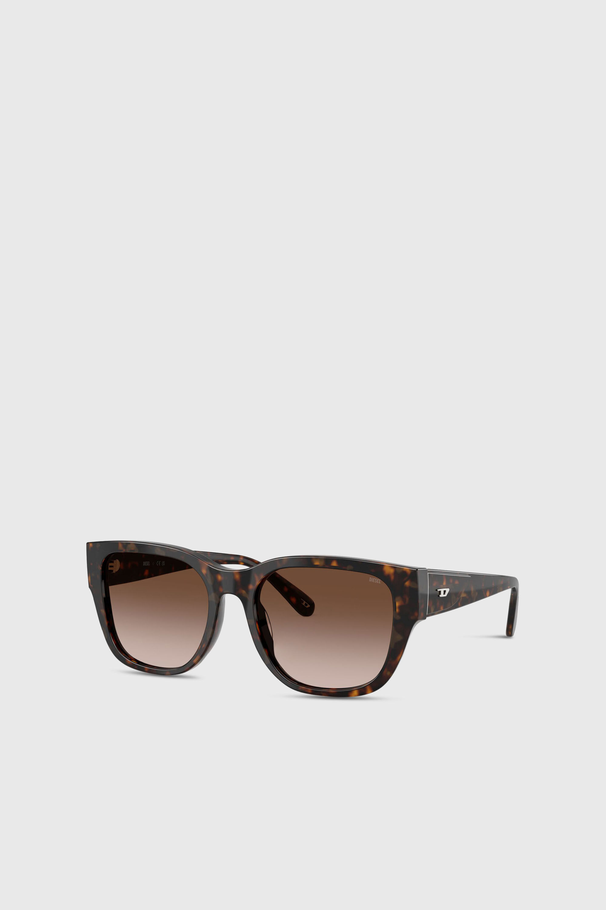 Diesel - 0DL2005, Occhiali da sole quadrati Unisex in Marrone - 4