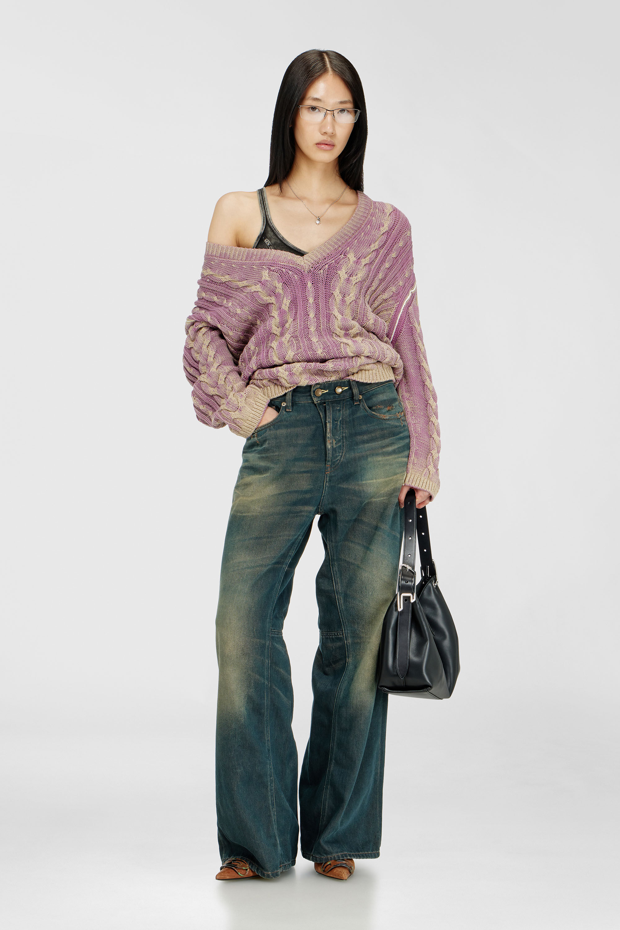 Diesel - Relaxed Jeans 1996 D-Sire 09P85 Donna, Blu Scuro - Image 1