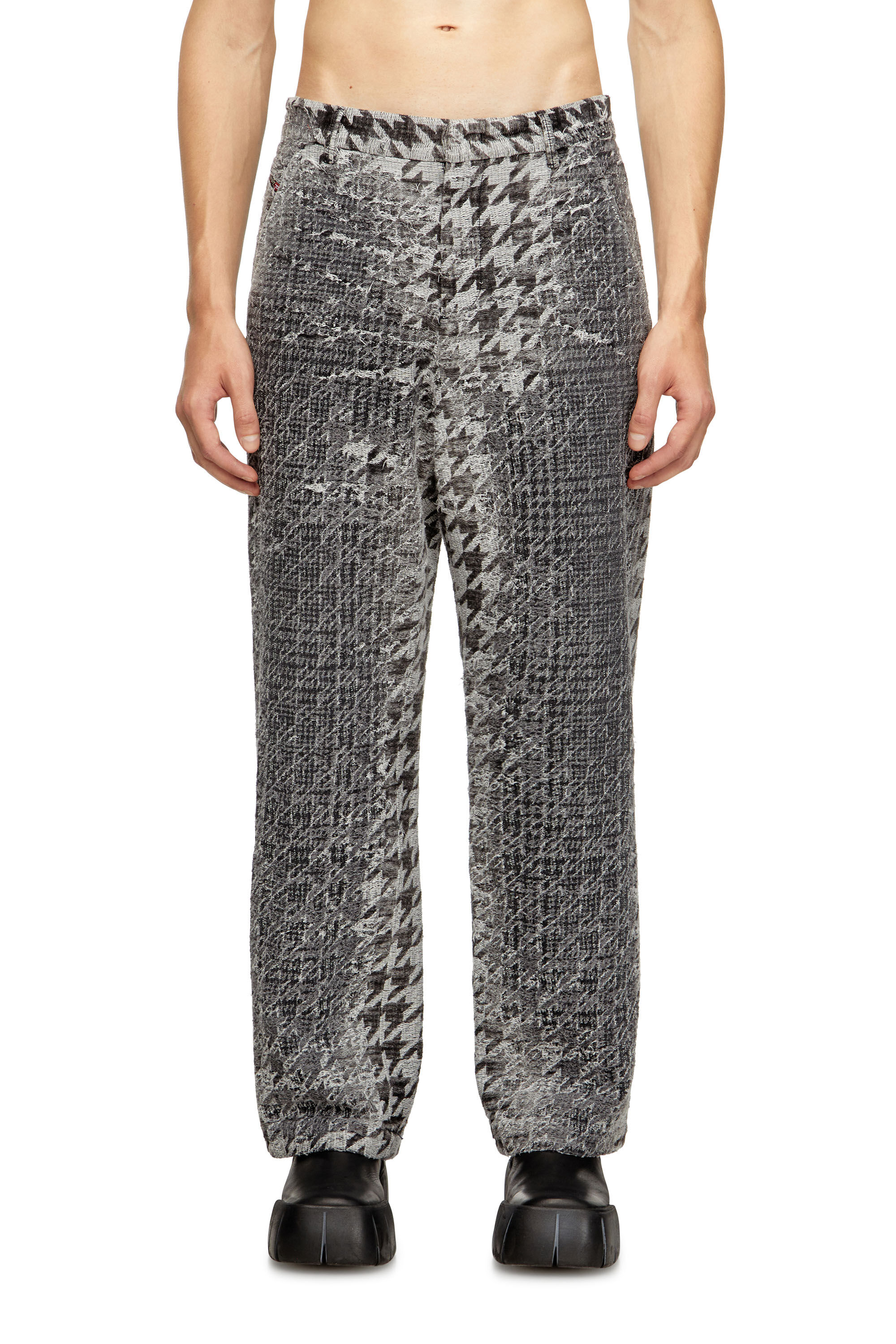 Diesel - Regular Jeans D-Eber 0CEBN Uomo, Nero/Grigio scuro - Image 3