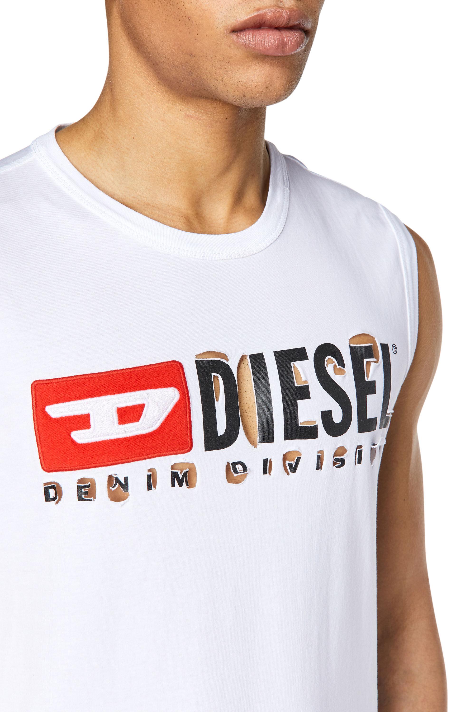 Diesel - T-BISCO-DIVSTROYED, Bianco - Image 4