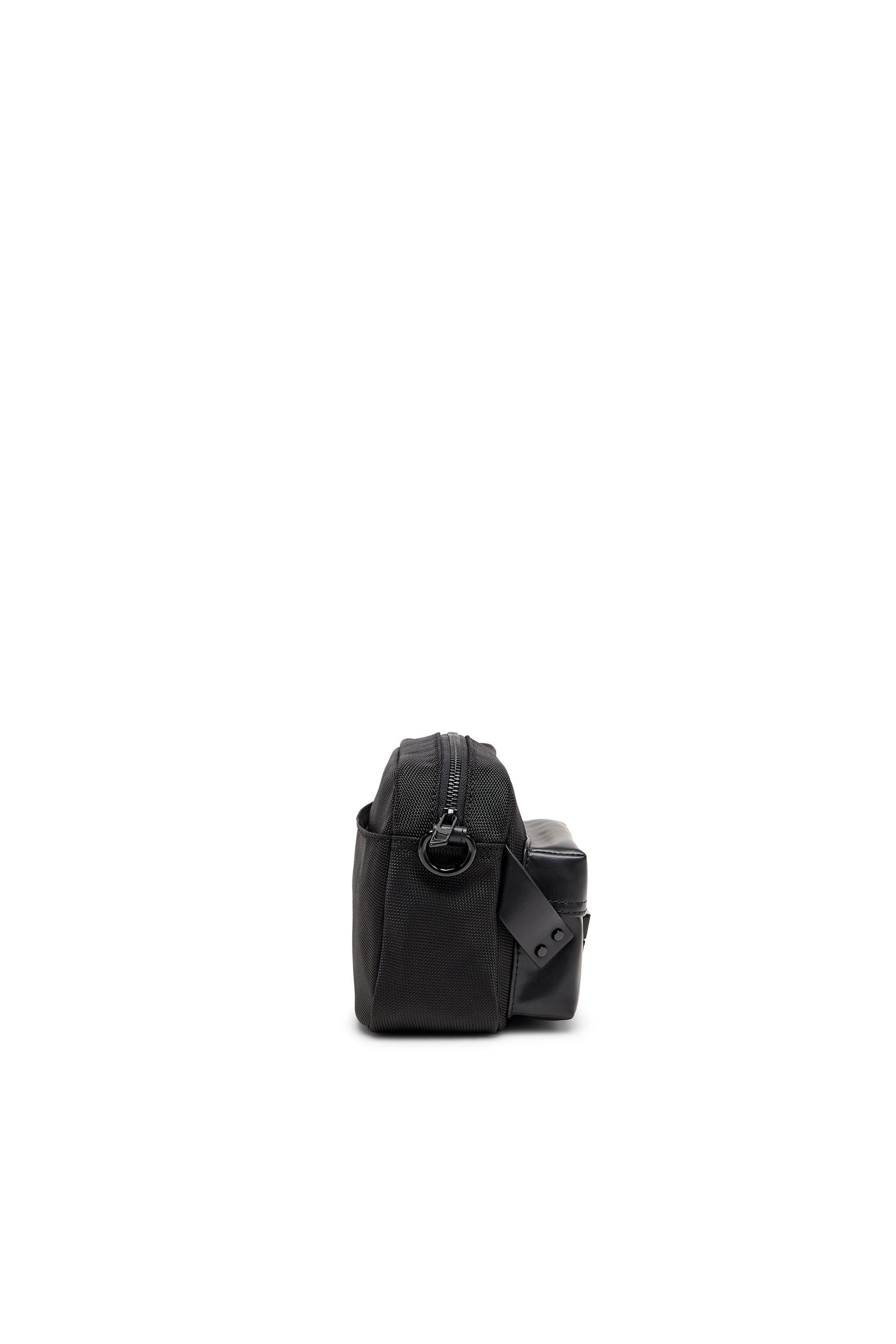 Diesel - MULTI-PKTS CAMERA BAG X, Multi-Pkts - Borsa a tracolla in nylon con tasca a patta Unisex in Nero - 4