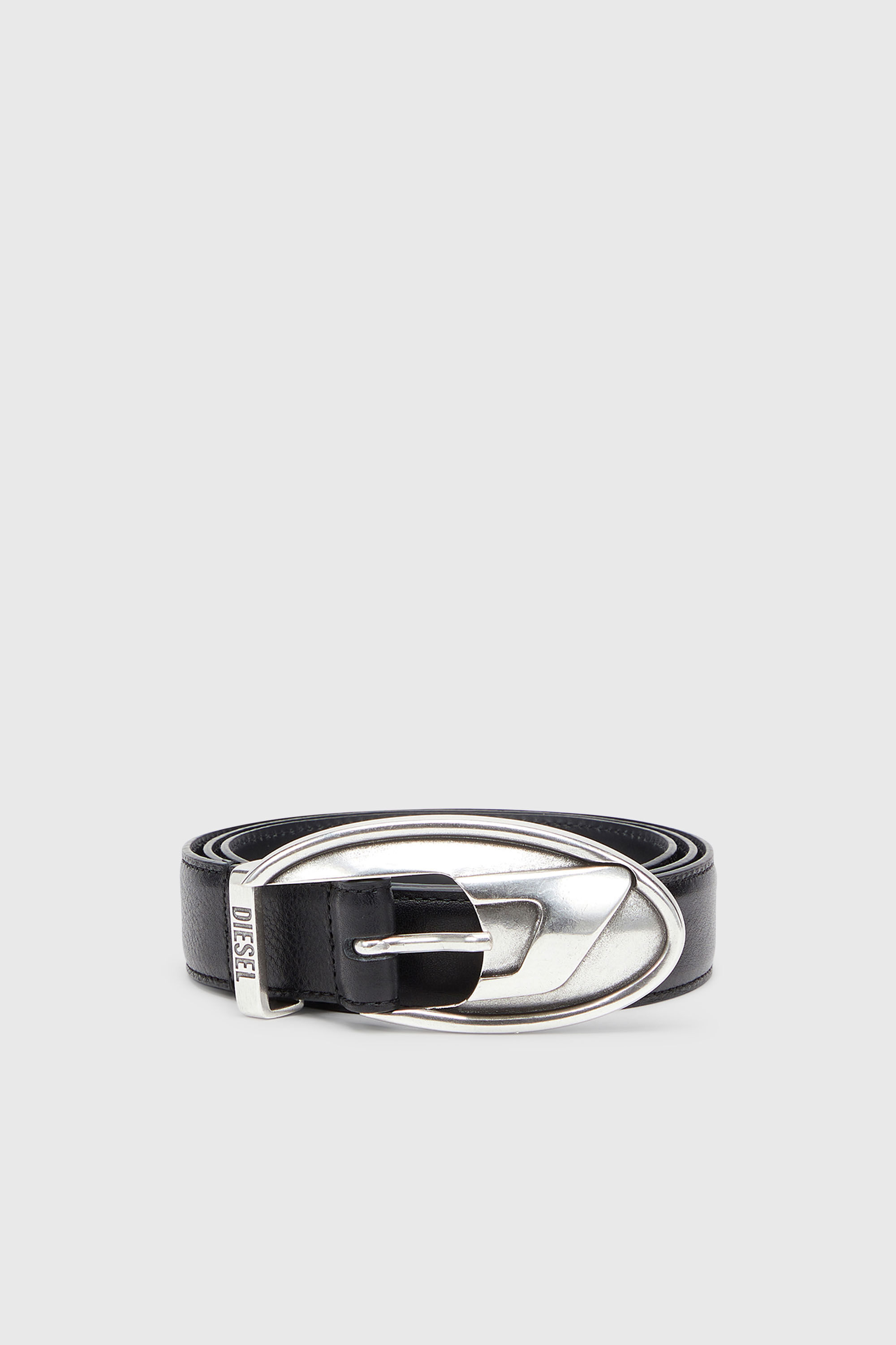 Diesel - B-D ROP 30, Cintura 3 cm in pelle rigenerata Unisex in Nero - 1