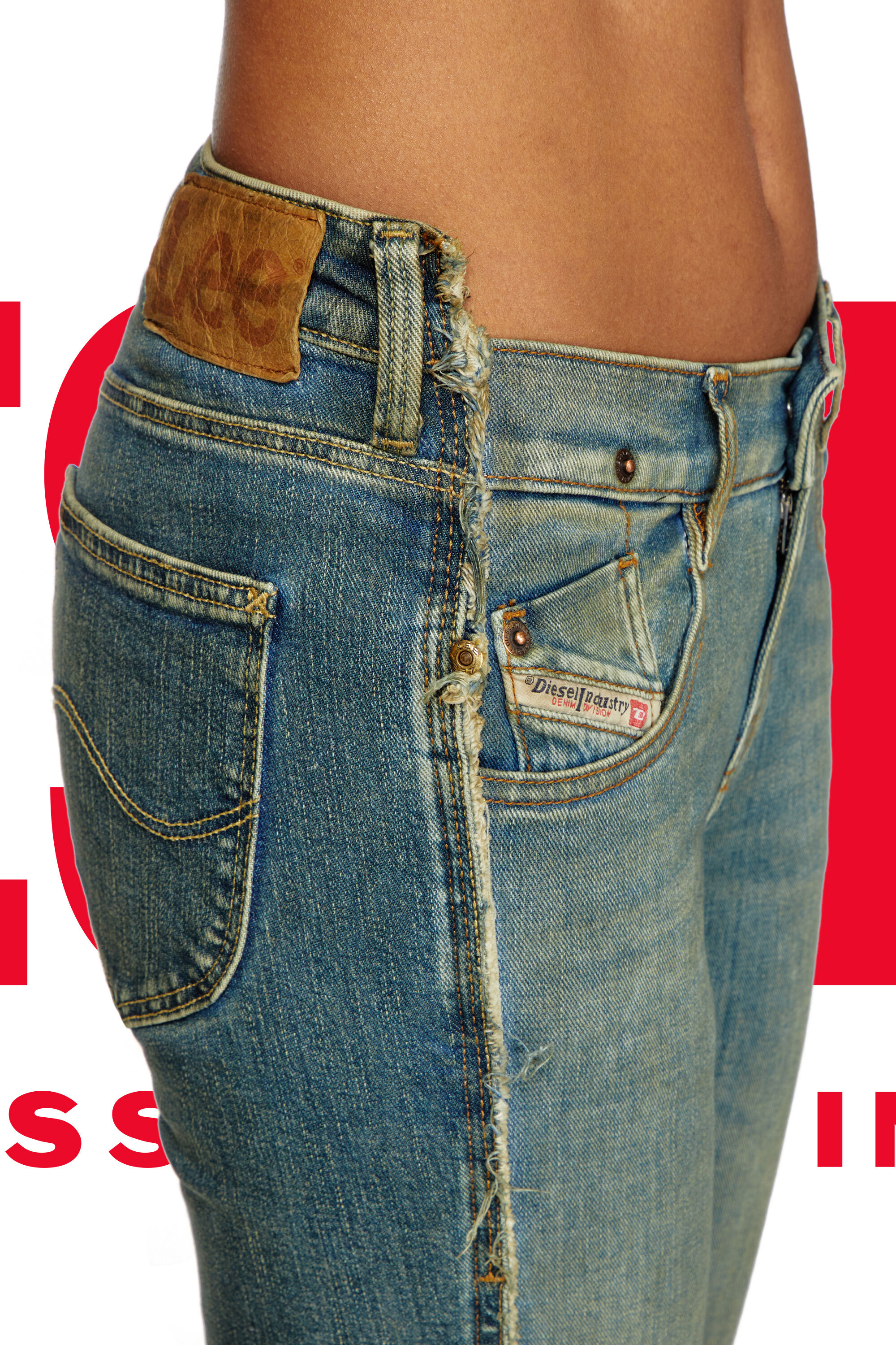 Diesel - Woman's Regular Jeans Dieseloves 01 09N01, Dark Blue - 2