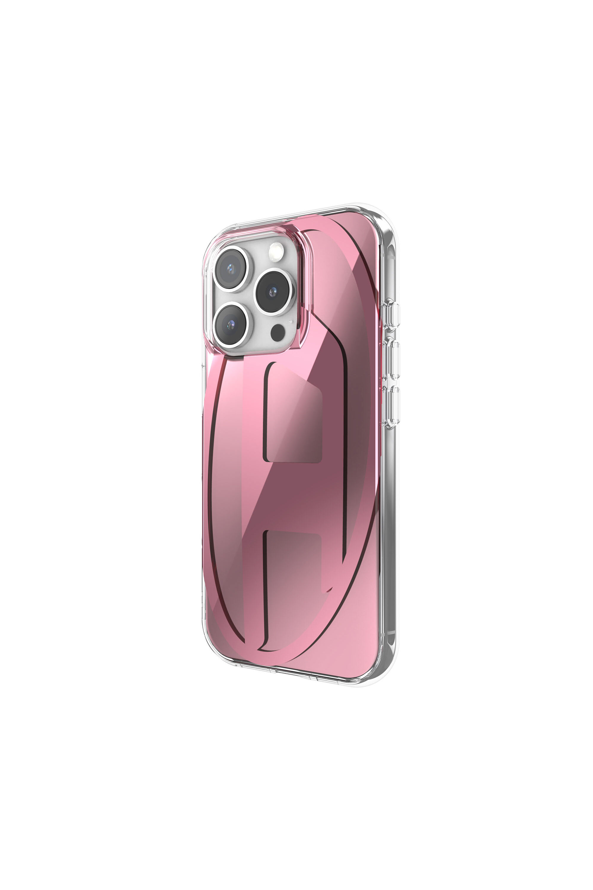Diesel - 60164 AOP CASE, Cover Oval D per iP 16 Pro Unisex in Rosa - 4