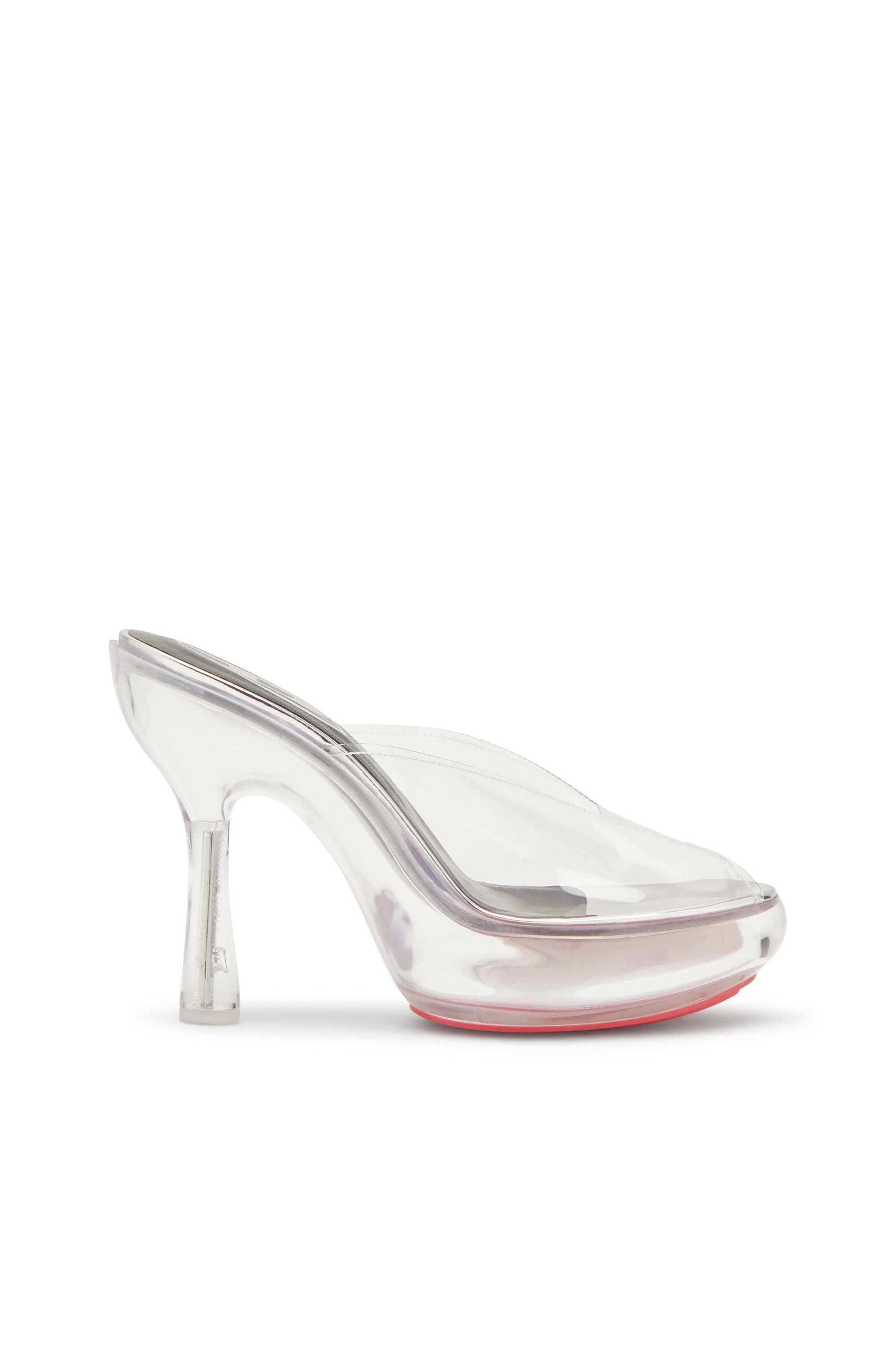 Diesel - D-LAKE PLATFORM SDL, D-Lake-Platform mule in TPU e acetato Donna in Bianco - 1