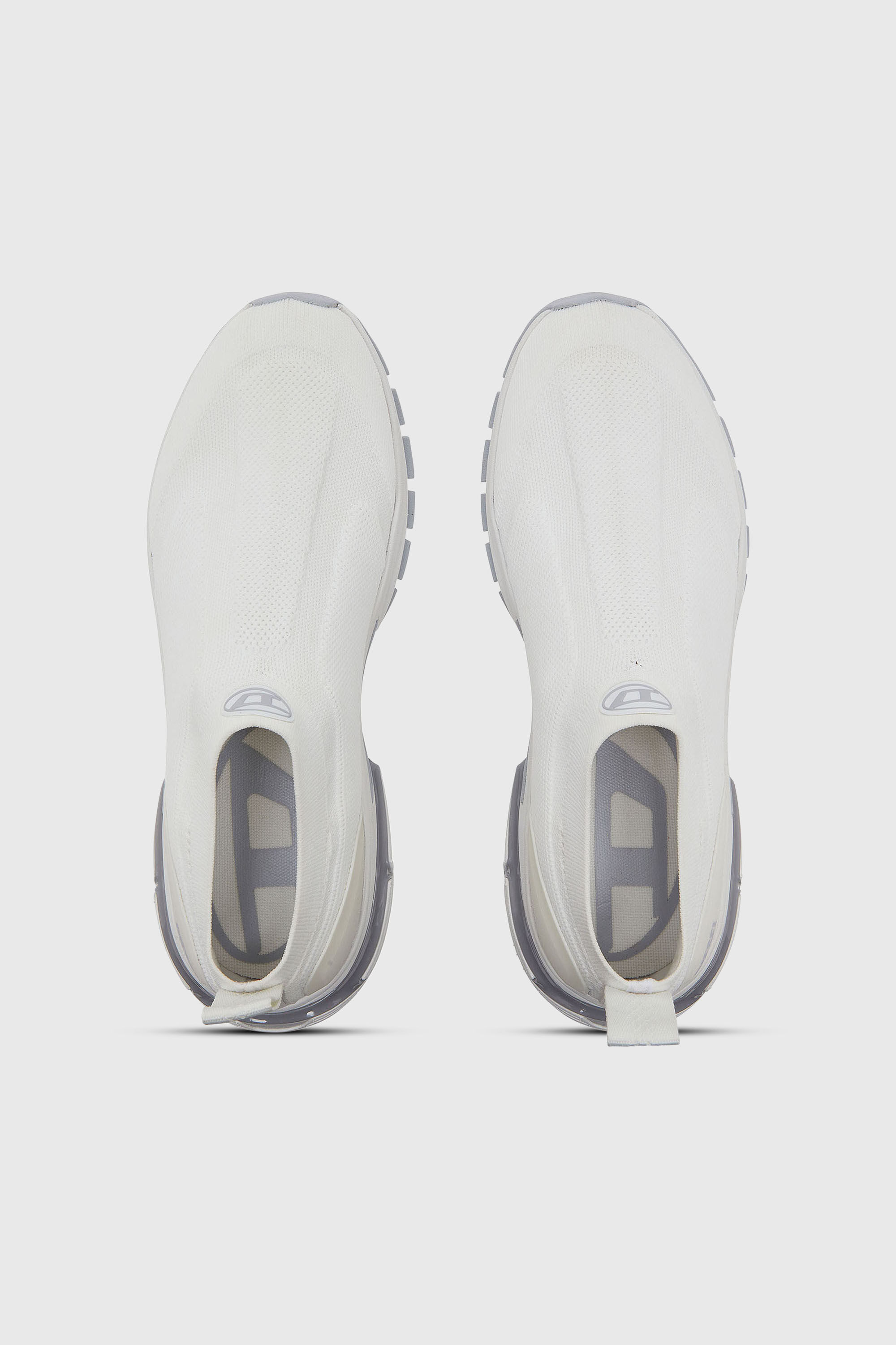 Diesel - S-PRO-V-DENSE-SOCKS, Pro-V-Dense-Sneakers a calzino in maglia slip-on Uomo in Bianco - 4