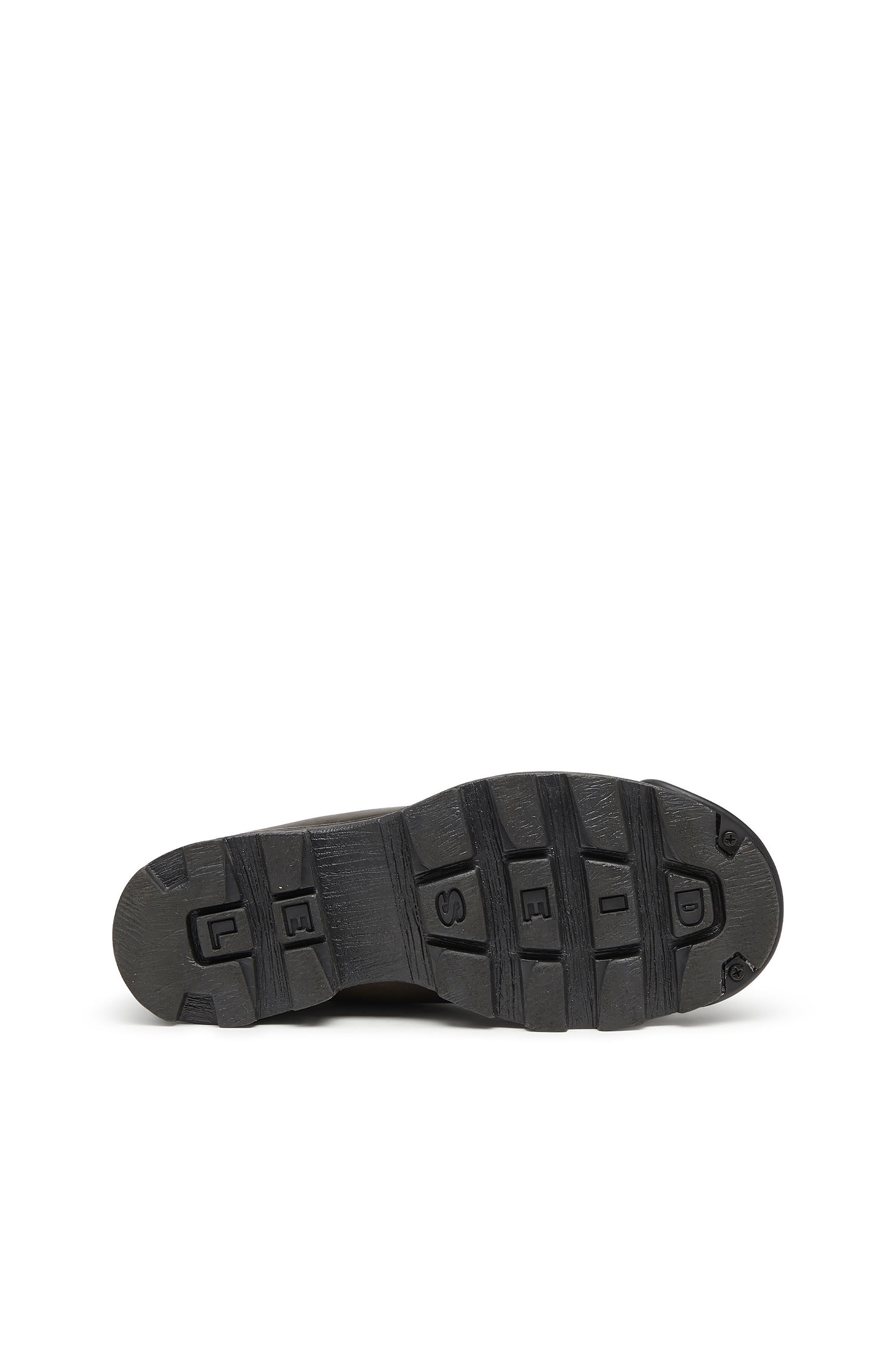 Diesel - D-HAMMER SO D, D-Hammer-Derby in pelle spazzolata Uomo in Marrone - 4