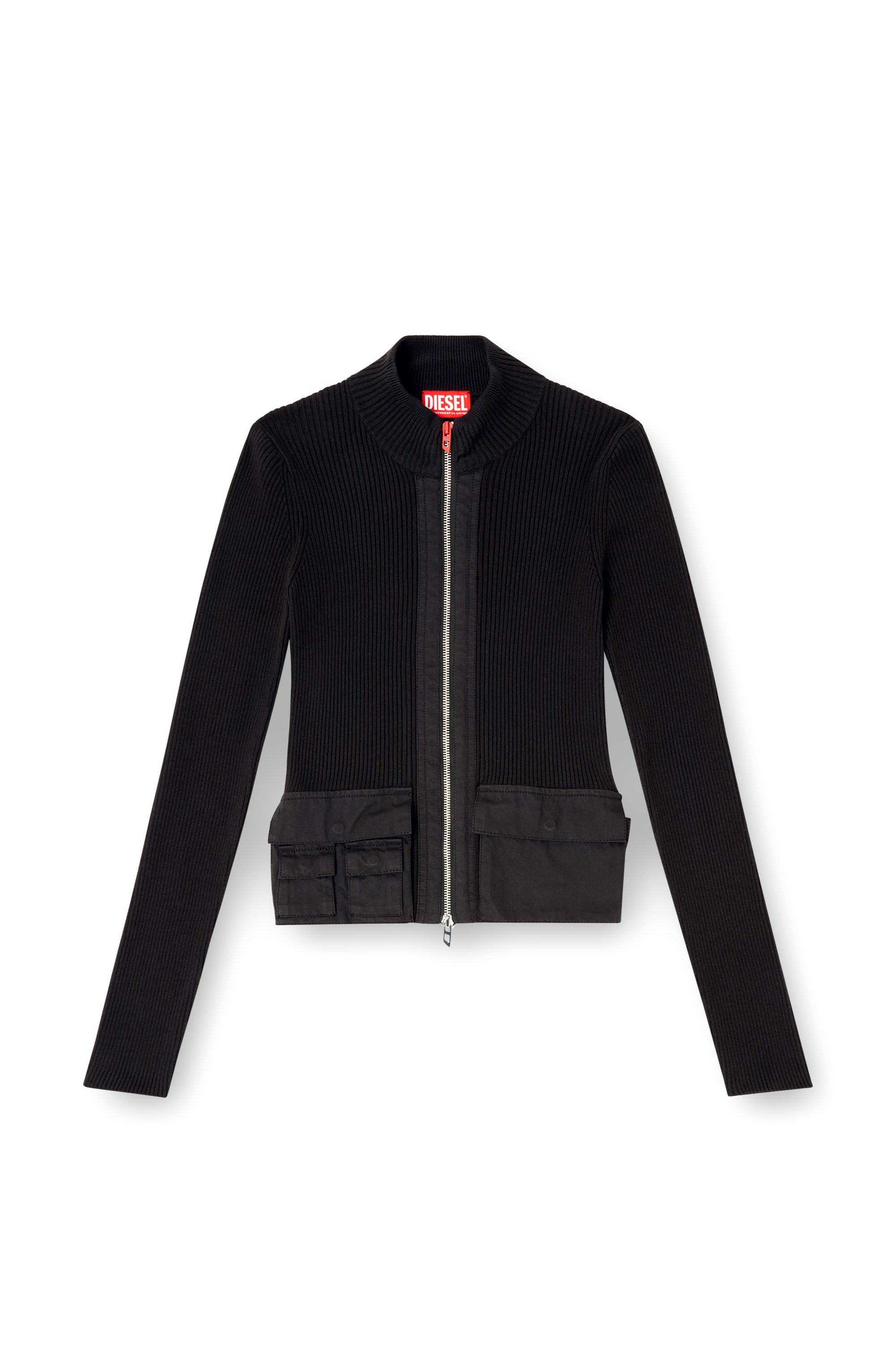 Diesel - M-MELISSA, Vestito a costine con tasche cargo Donna in ToBeDefined - 2