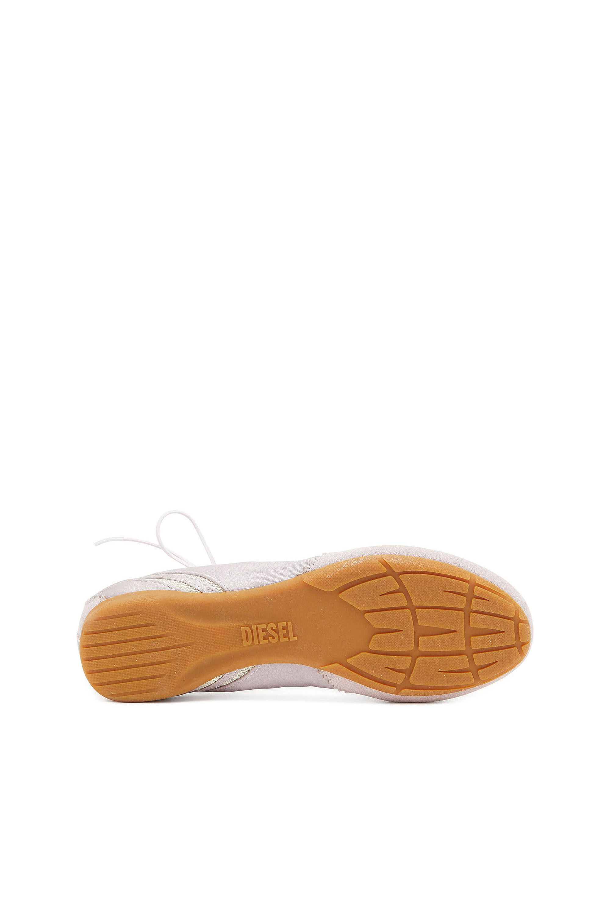 Diesel - D-MILE BALLERINA LACE UP II W, D-Mile - Ballerine stringate in pelle e mesh Donna in Rosa - 5