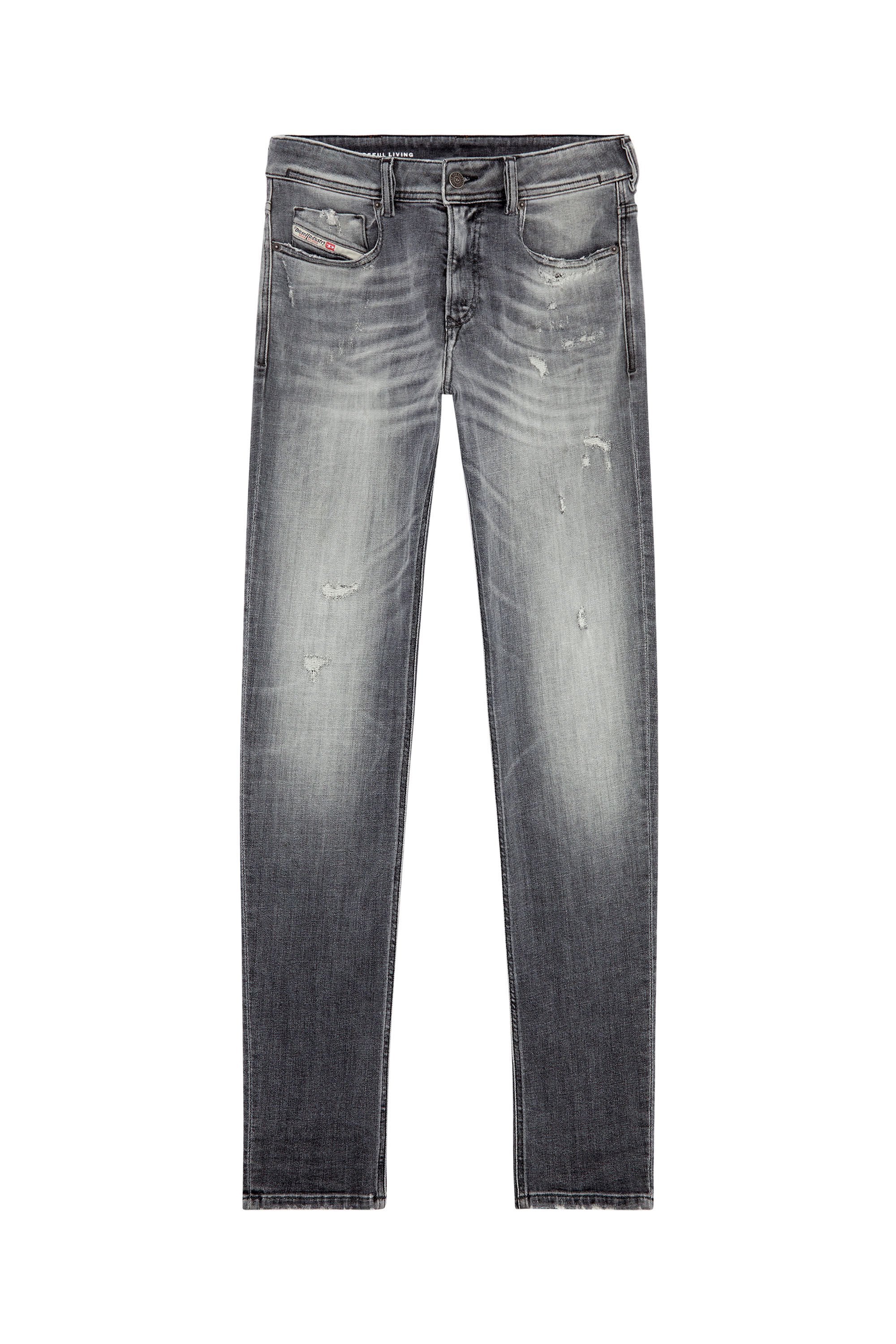 Diesel - Skinny Jeans 1979 Sleenker 09H70, Grigio - Image 2