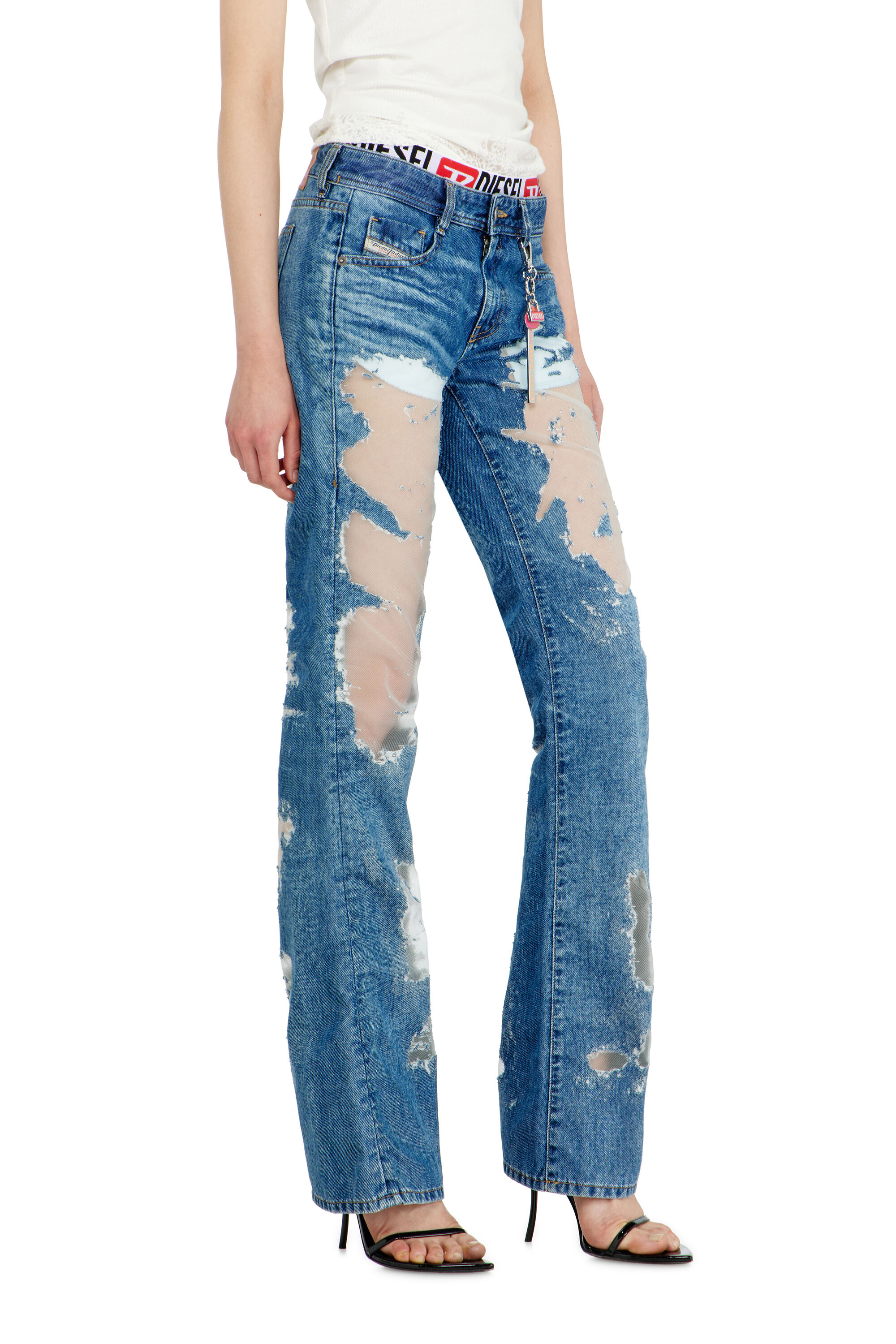 Diesel - Woman's Bootcut Jeans 1969 D-Ebbey 068ZH, Medium blue - 5