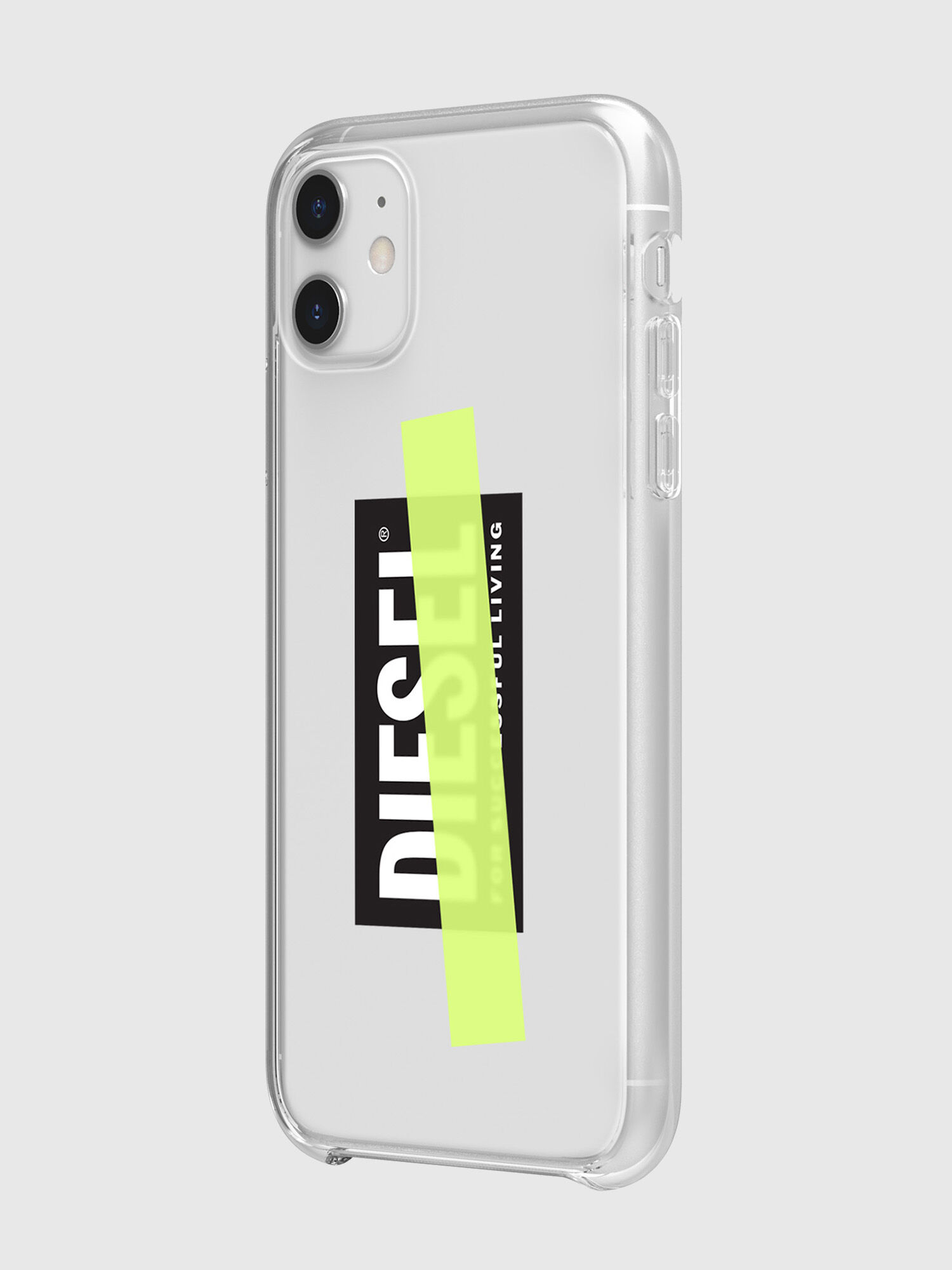 Diesel - DIPH-032-CLYET, Cover stampata  per iPhone 11 Unisex in Bianco - 6