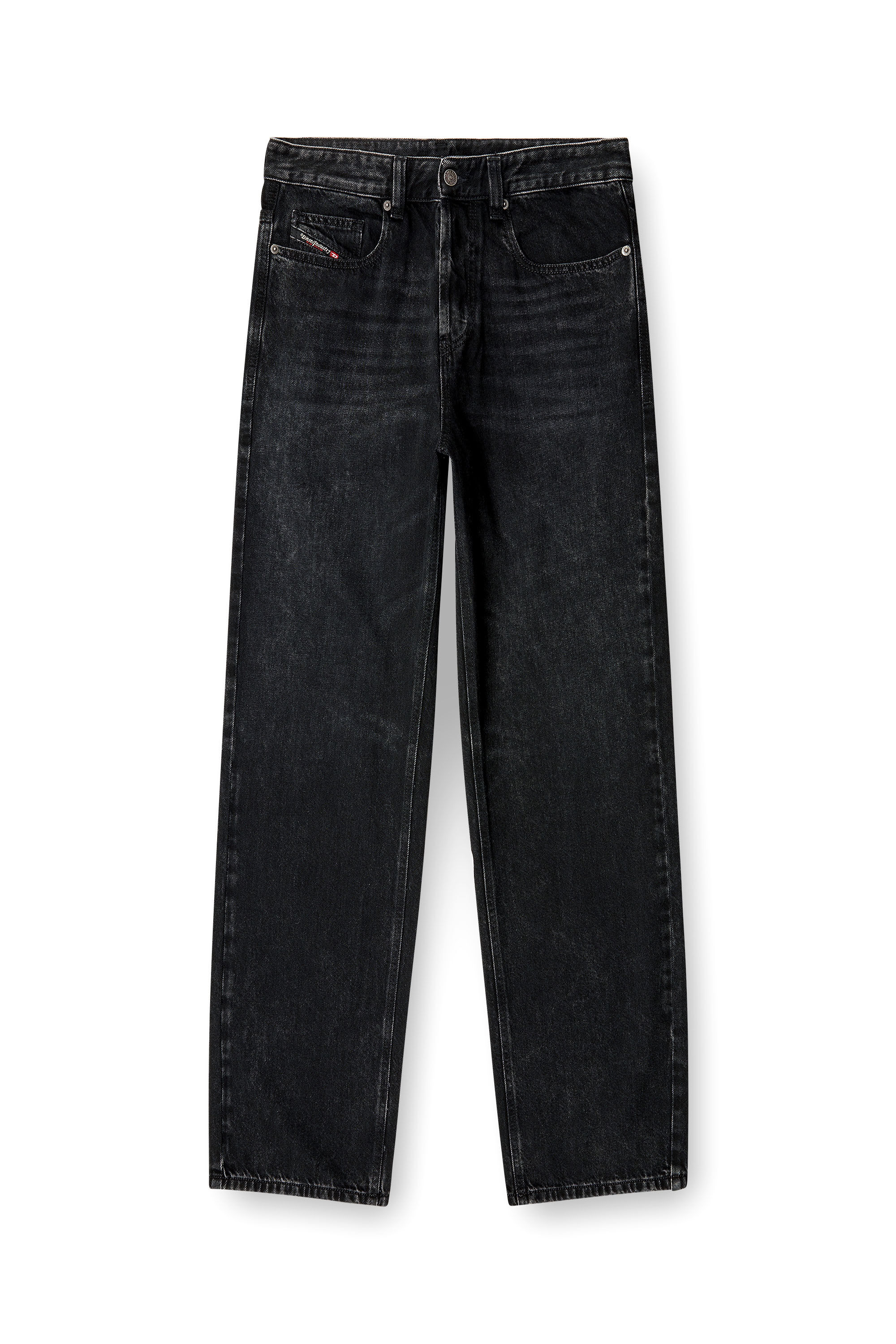Diesel - Relaxed Jeans 2001 D-Macro 09P09 Uomo, Nero/Grigio scuro - Image 6