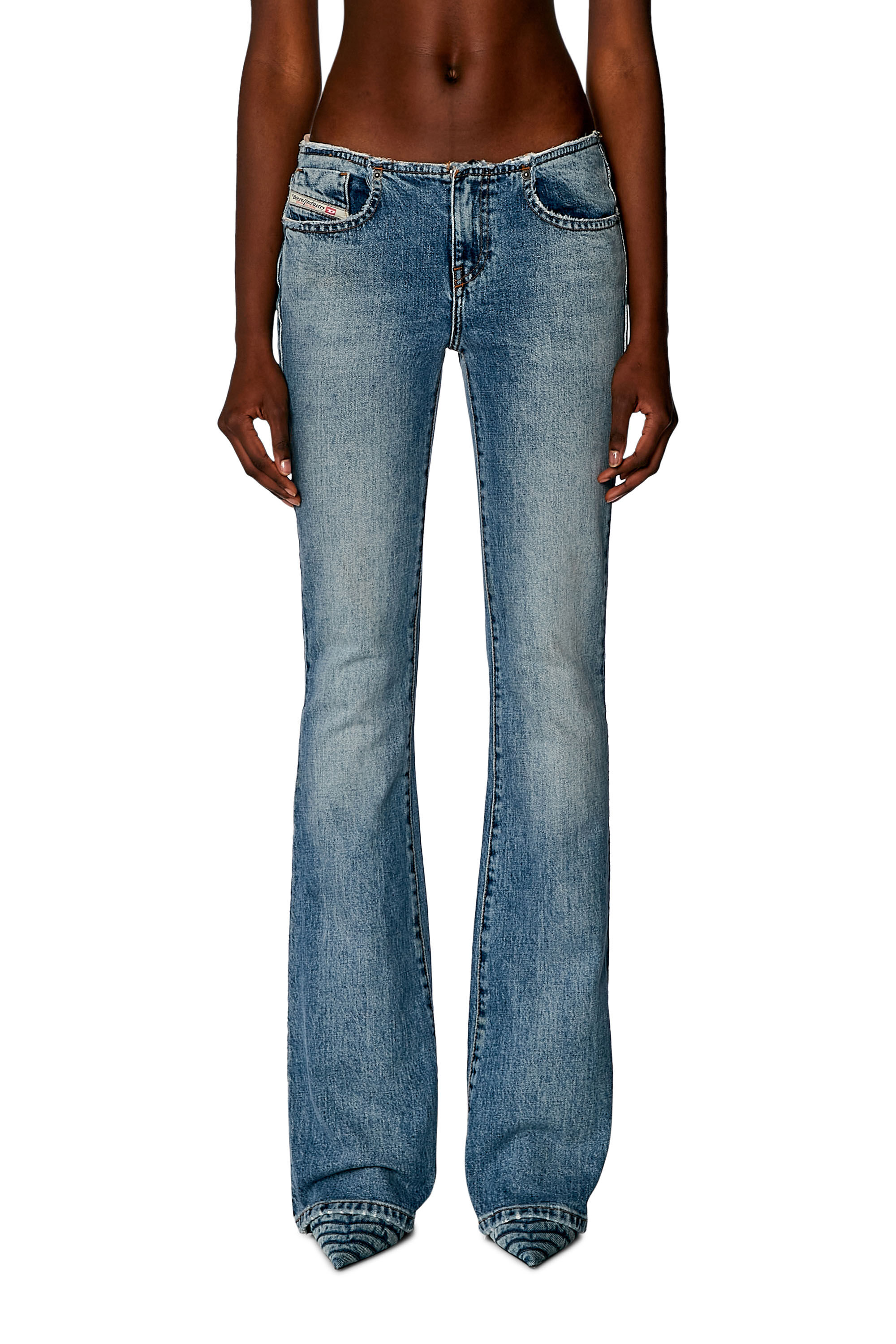 Diesel - Bootcut and Flare Jeans 1969 D-Ebbey 0DQAD, Blu Chiaro - Image 3
