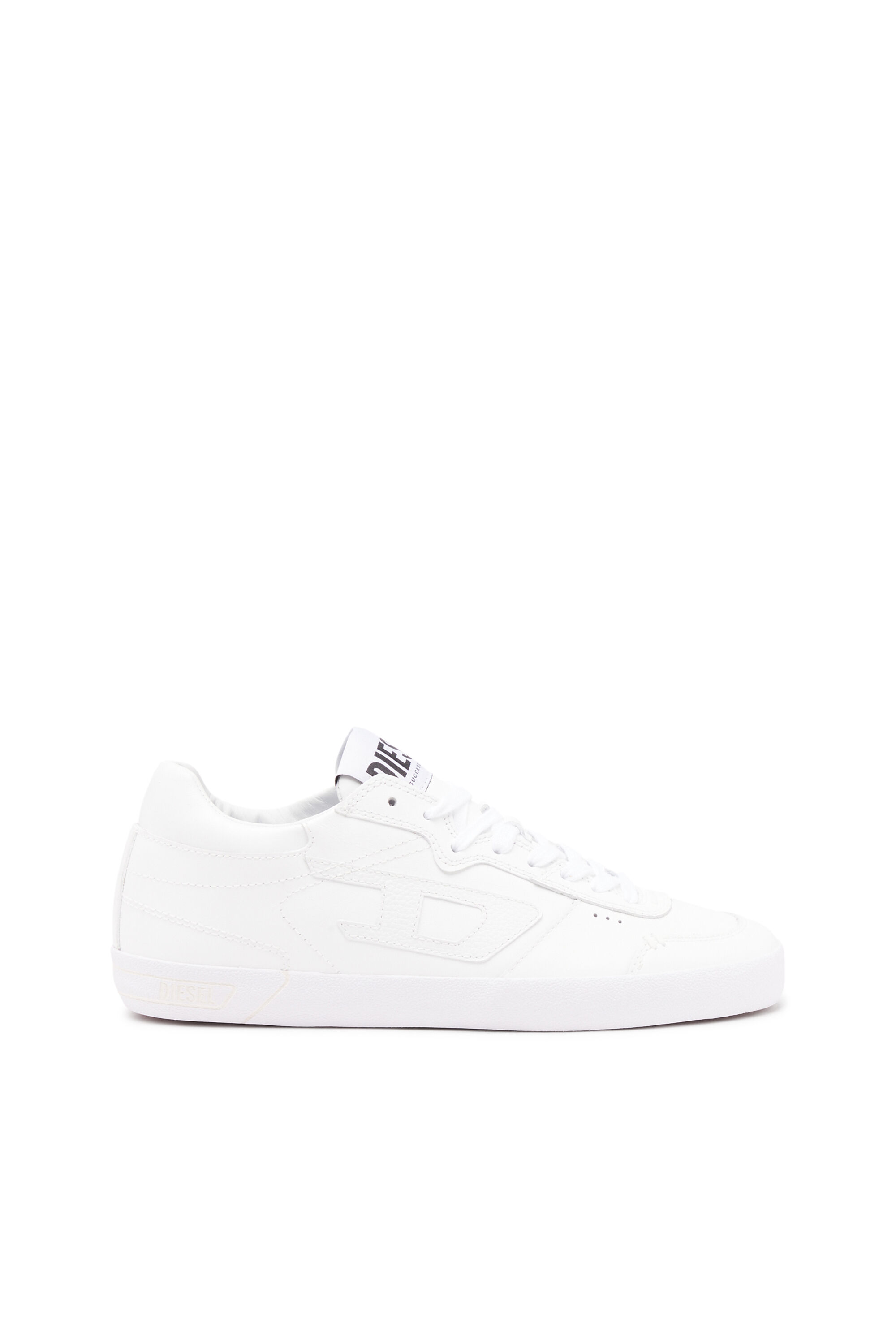 S Leroji Low Sneaker low top in pelle liscia Donna Bianco Diesel