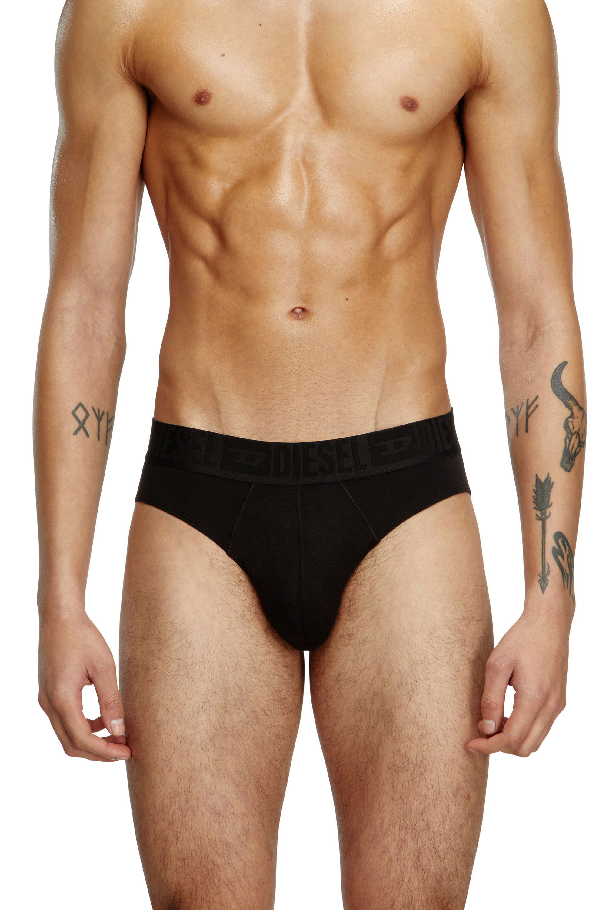 Diesel - ROY-D-MONO-3PACK, Set da tre paia di boxer Uomo in Nero - 3