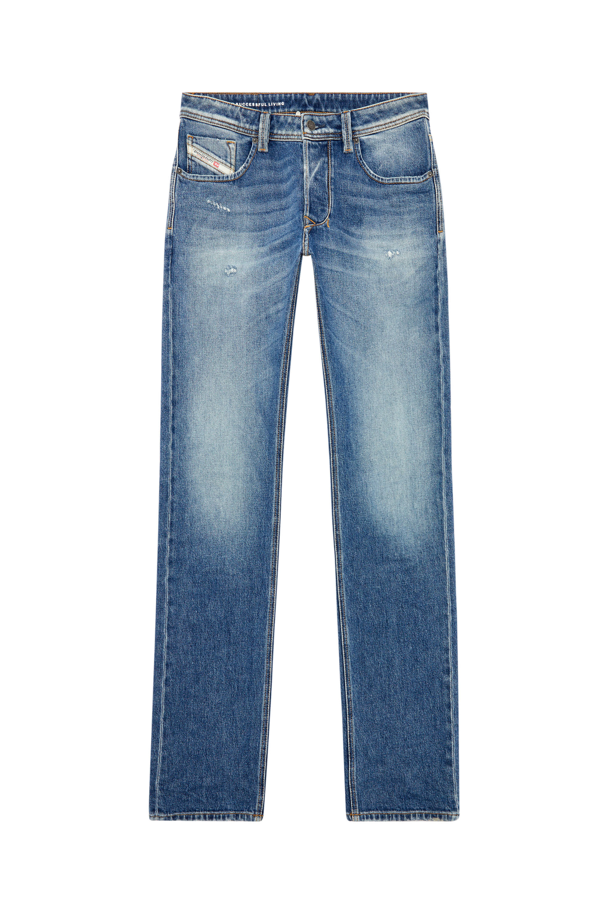 Diesel - Straight Jeans 1985 Larkee 09I16, Blu medio - Image 2