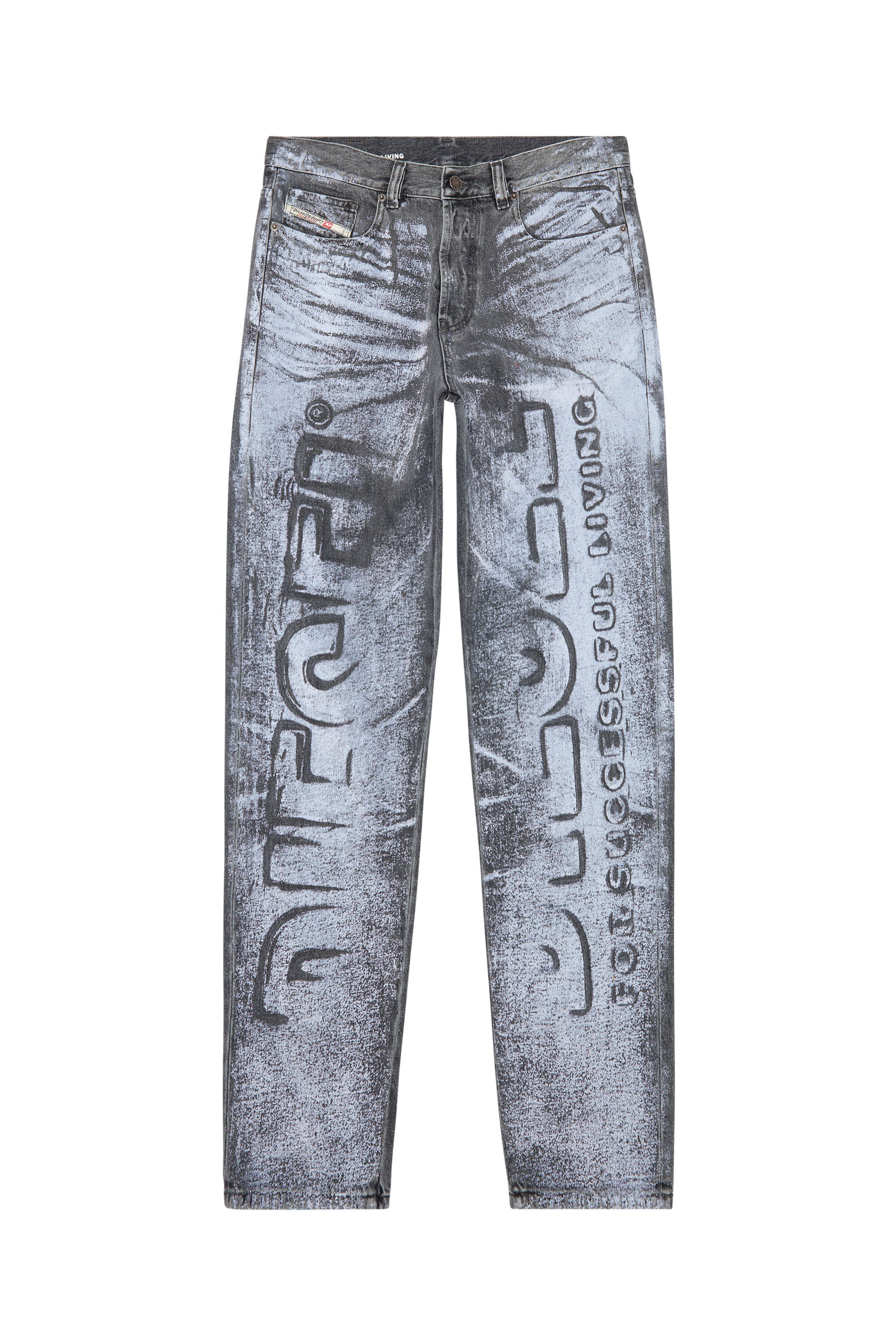 Diesel - Straight Jeans 2010 D-Macs 007T5, Grigio - Image 2