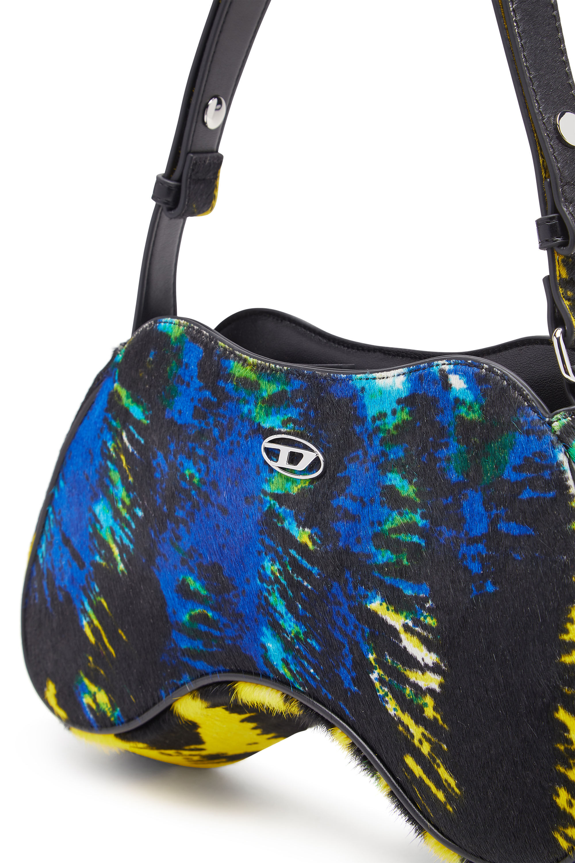 Diesel - PLAY SHOULDER, Play-Borsa a spalla in cavallino tigrato Donna in Multicolor - 2