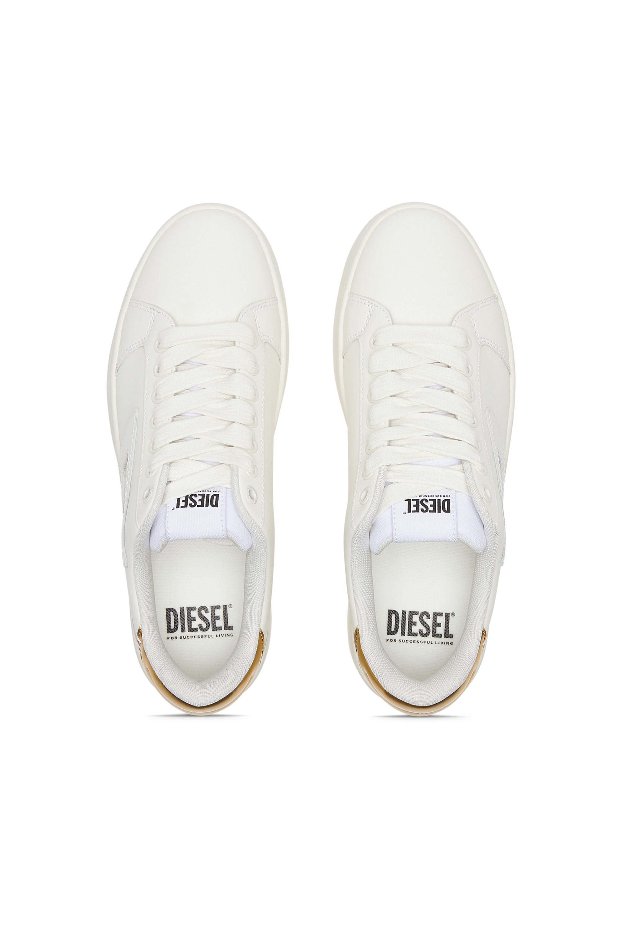 Diesel - S-ATHENE BOLD W, S-Athene Bold-Sneaker low-top con suola flatform Donna in Oro - 4