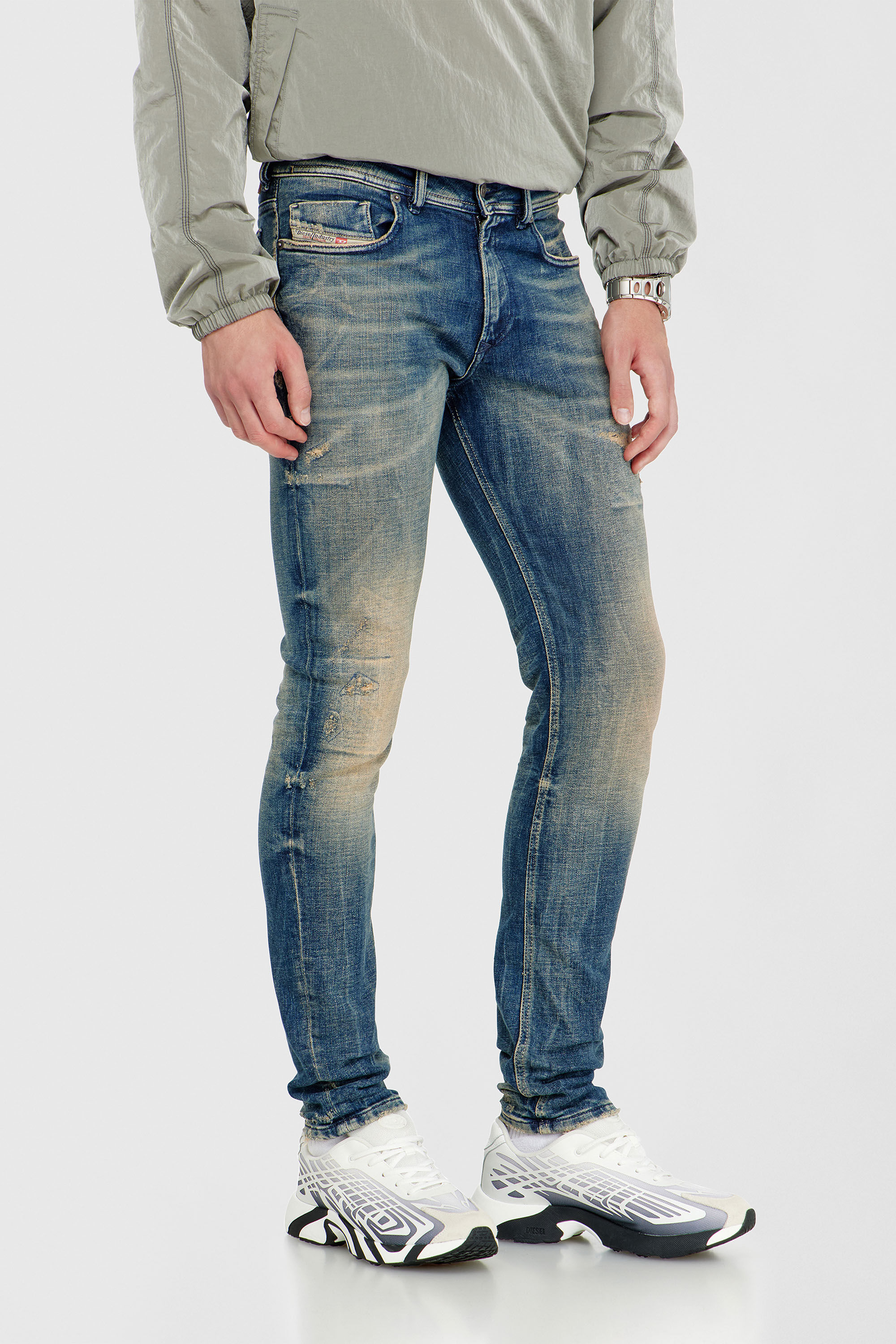 Diesel - Skinny Jeans 1979 Sleenker 09P68 Uomo, Blu Scuro - Image 7