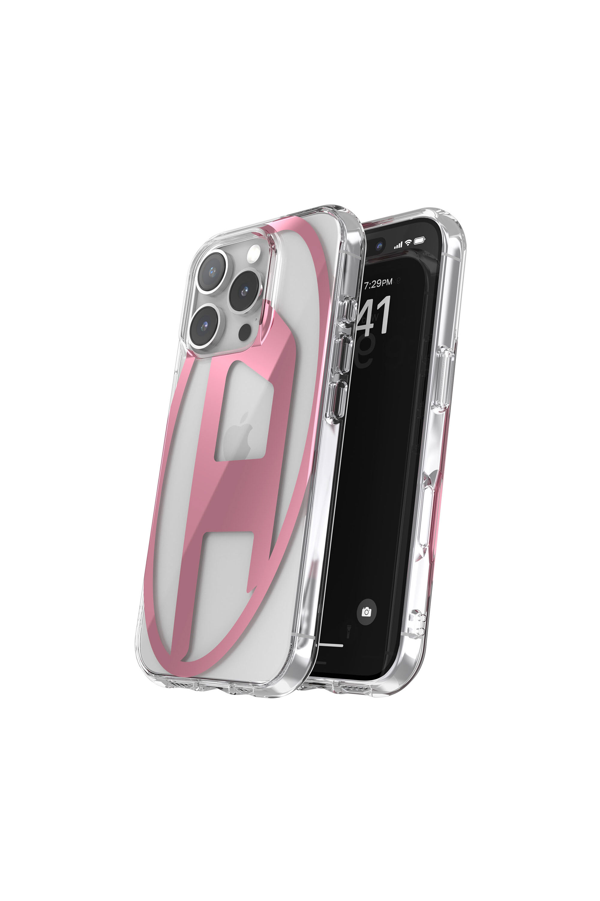 Diesel - 60144 AOP CASE, Cover Oval D per iP 16 Pro Unisex in Rosa - 2