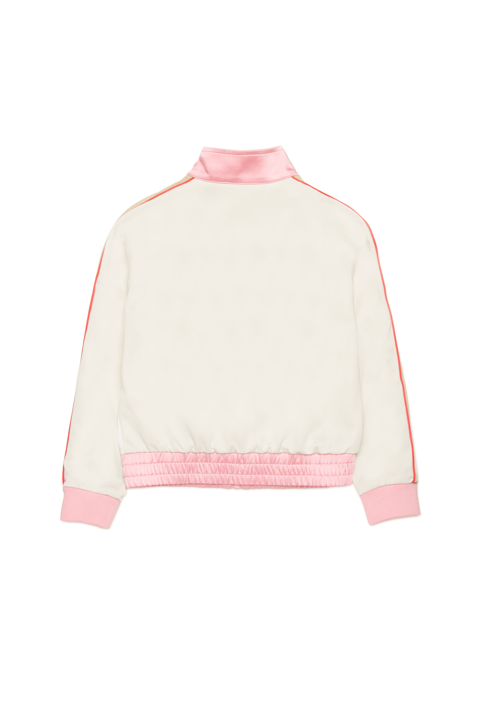 Diesel - SGLORIOUS, Giacca tuta in raso e jersey tecnico Donna in Multicolor - 2