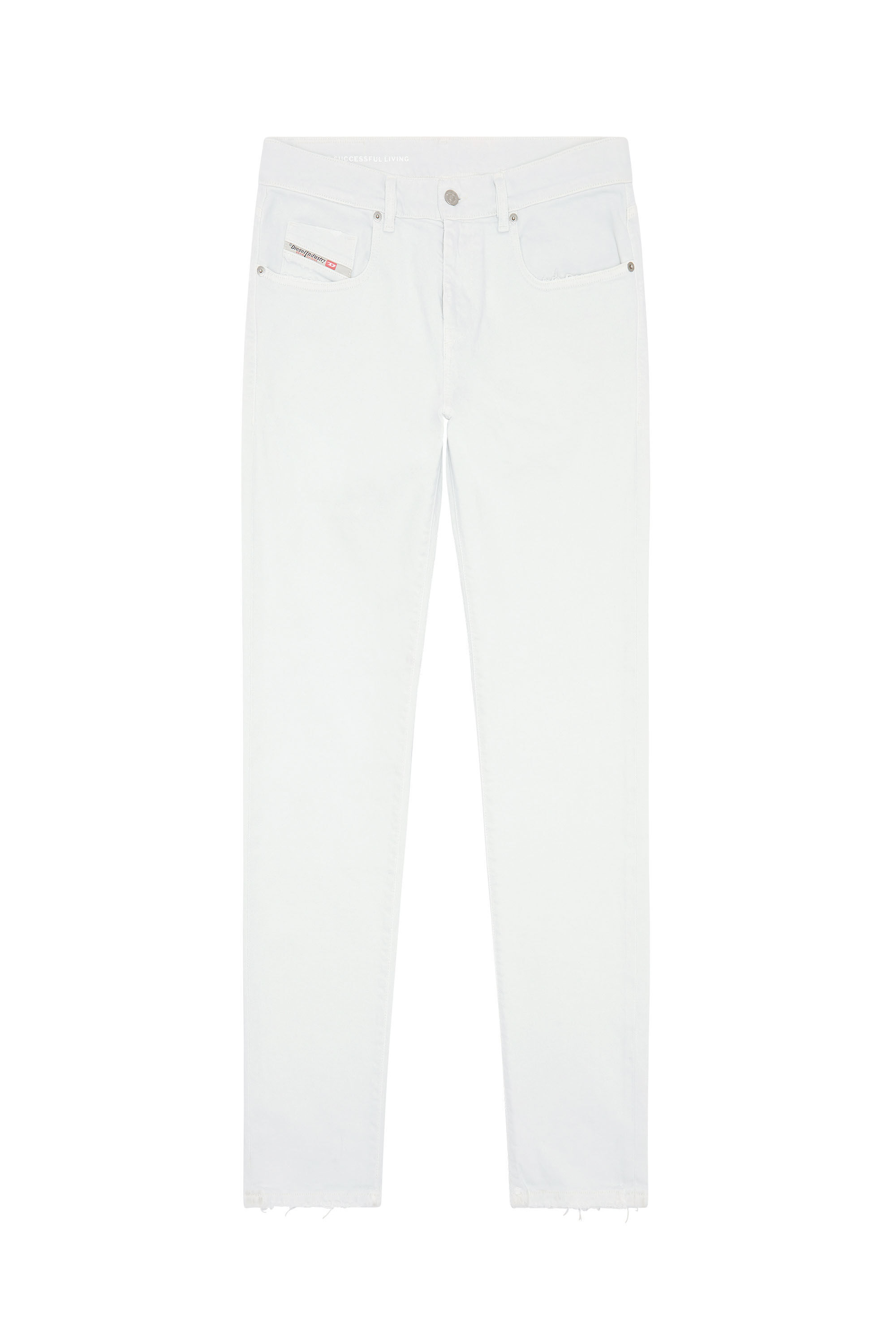 Diesel - Slim Jeans 2019 D-Strukt 09F26, Bianco - Image 2