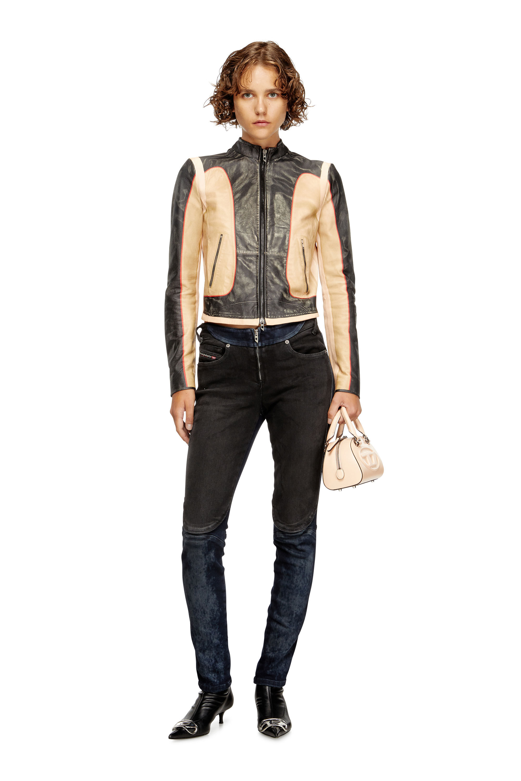 Diesel - Slim Jeans D-Bikee 09M92 Donna, Blu Scuro - Image 1