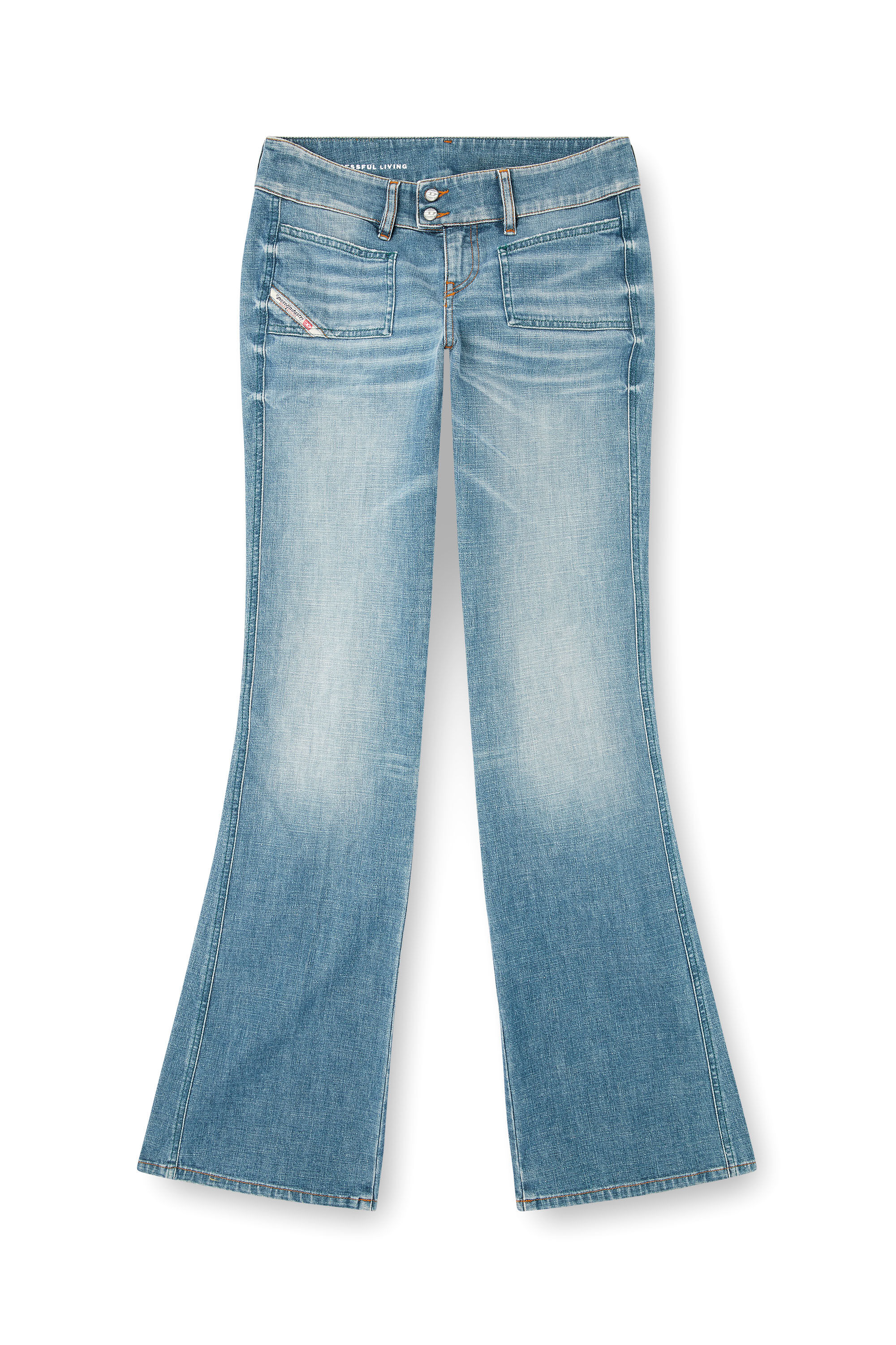 Diesel - Woman's Bootcut Jeans D-Hush 09M58, Medium blue - 2