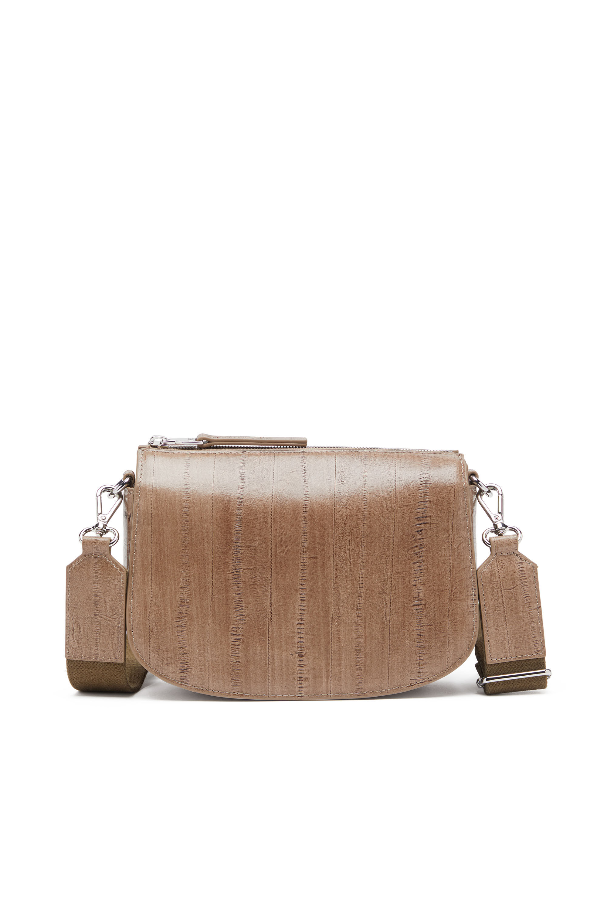 Diesel - 1DR CAMERA BAG, 1DR-Camera bag effetto anguilla Uomo in Marrone - 3