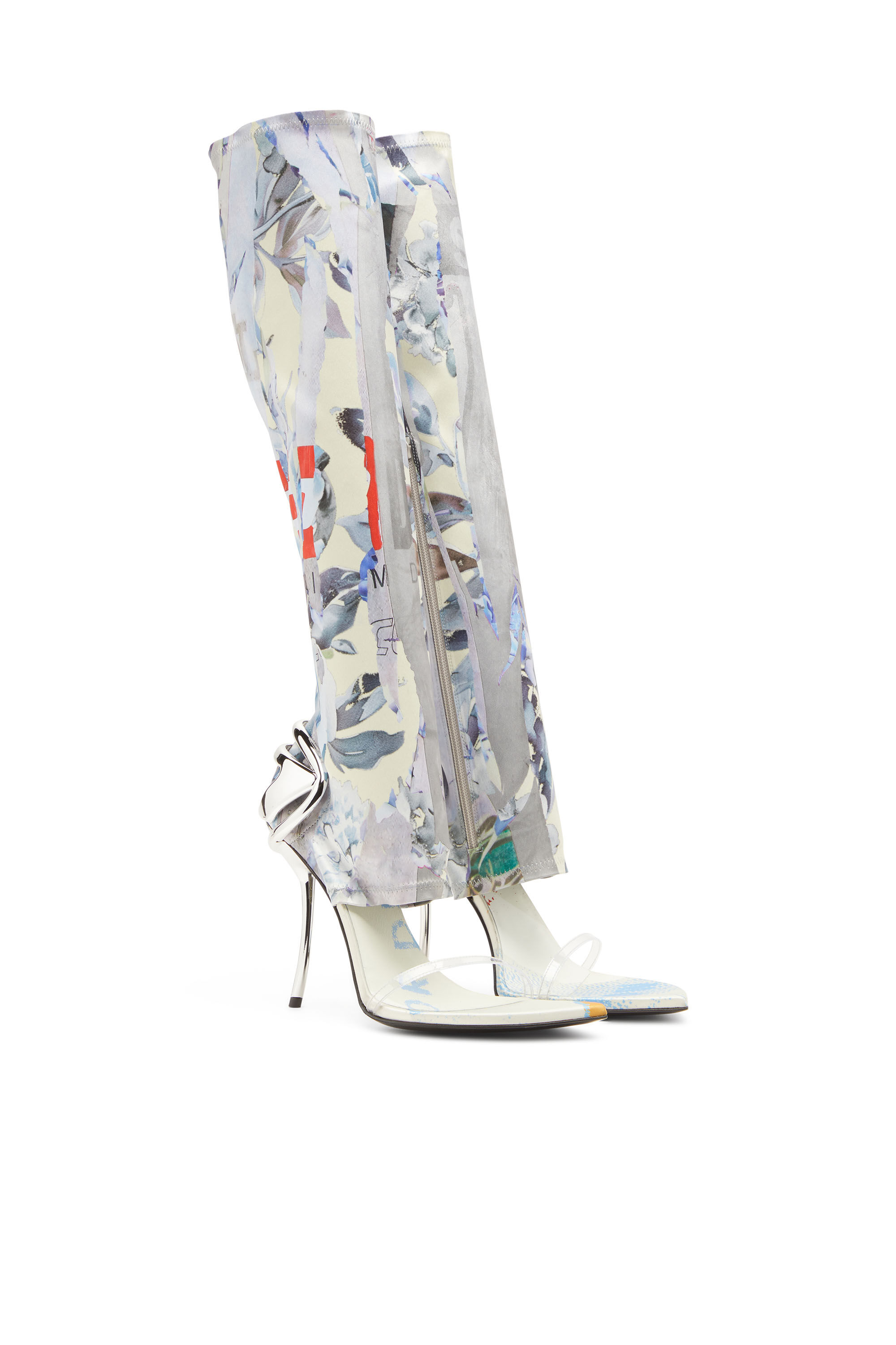Diesel - D-TEN&HALF SDL KB, Sandali ibridi con stampa grafica Donna in Multicolor - 2