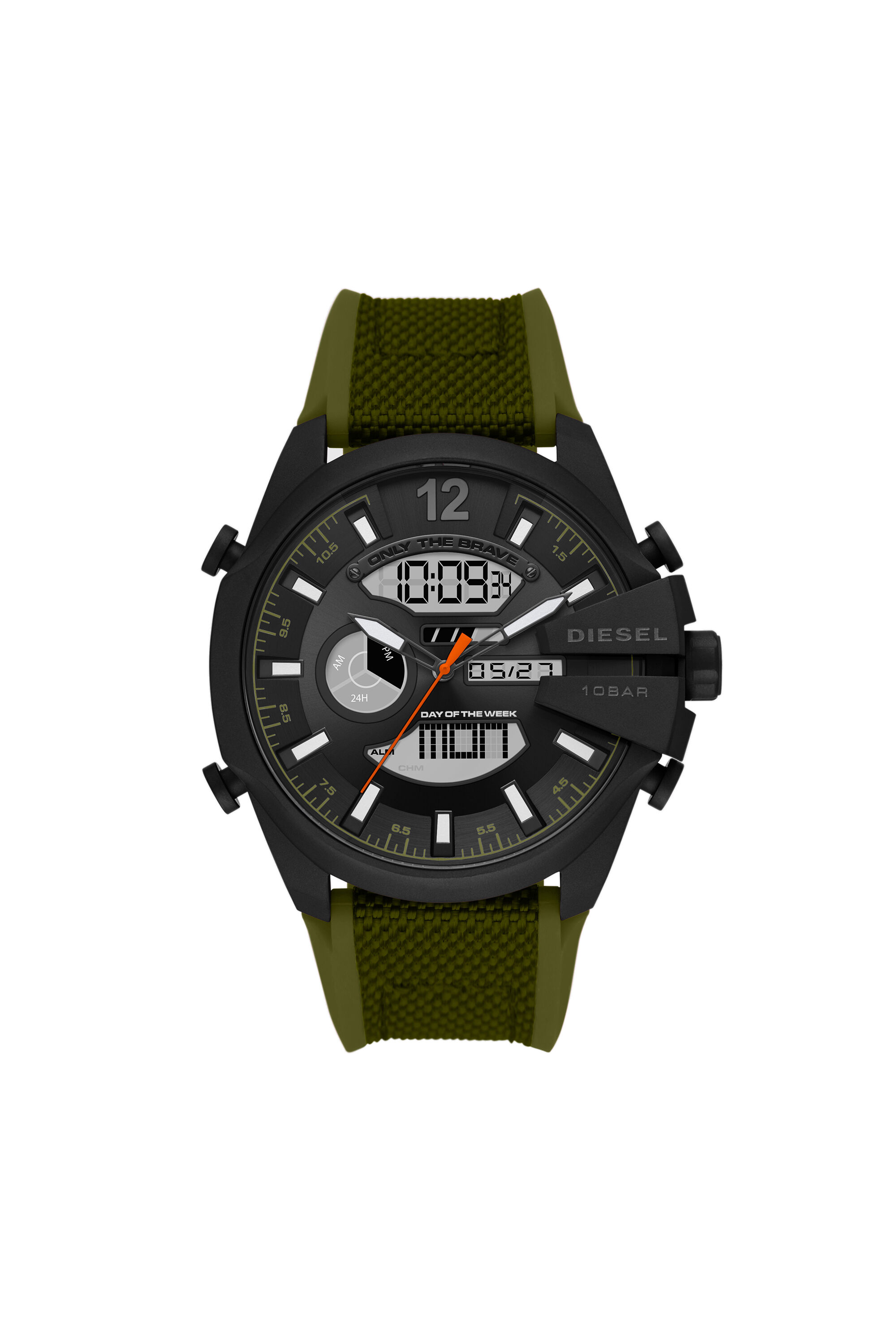 Reloj diesel verde militar sale