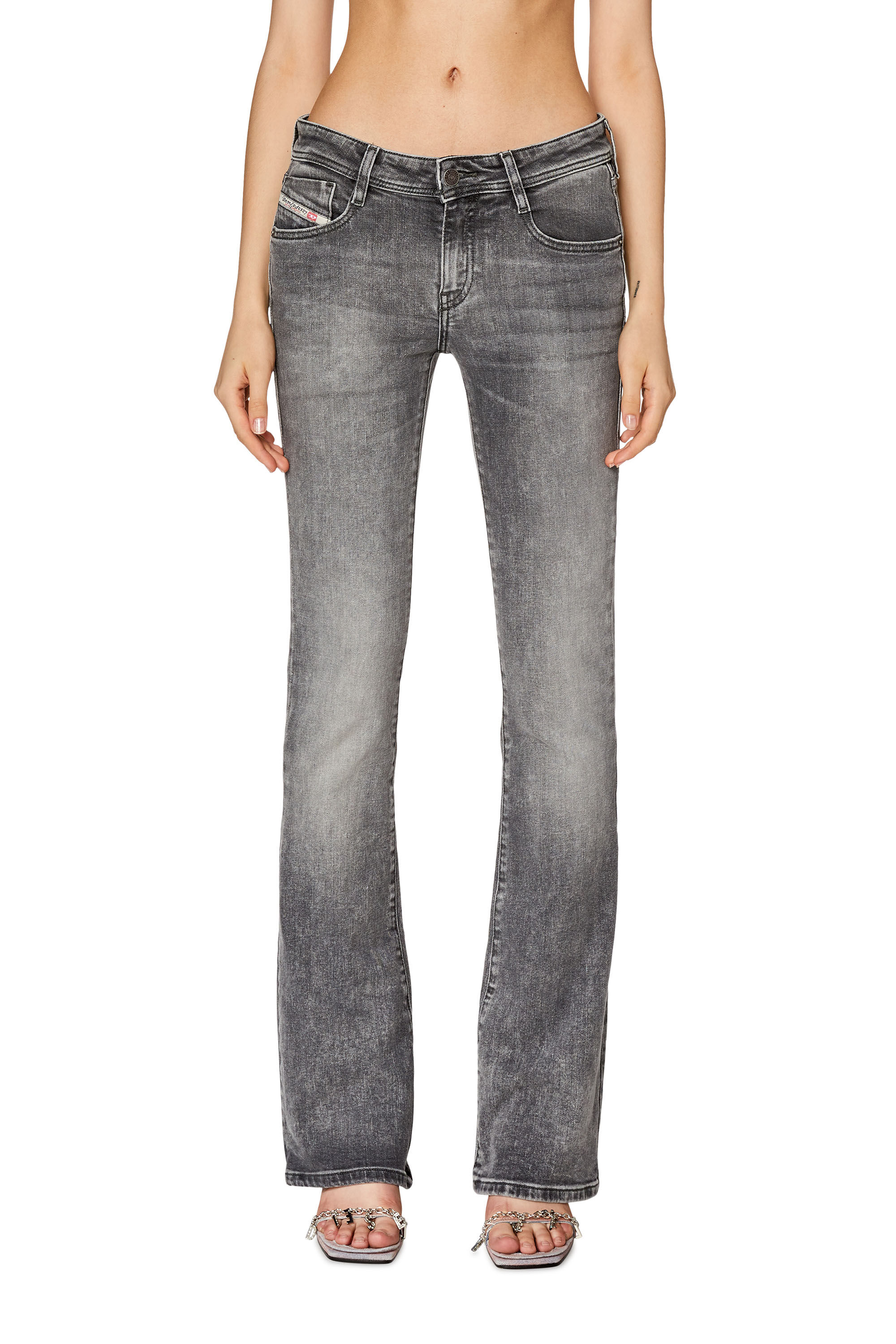 Diesel - Bootcut and Flare Jeans 1969 D-Ebbey 0ENAQ, Grigio - Image 3