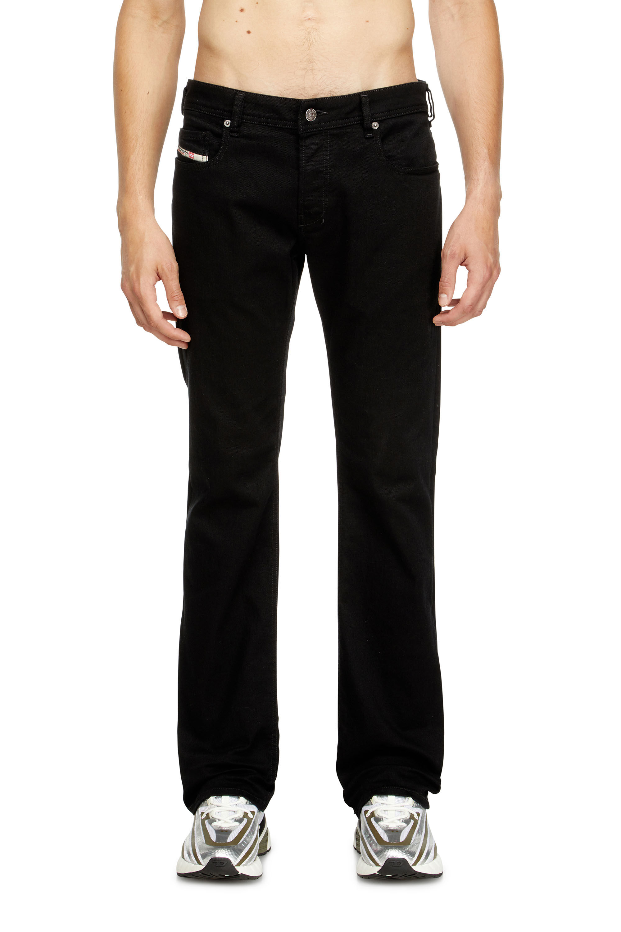 Diesel - Bootcut Jeans 2007 Zatiny 0688H Uomo, Nero/Grigio scuro - Image 3