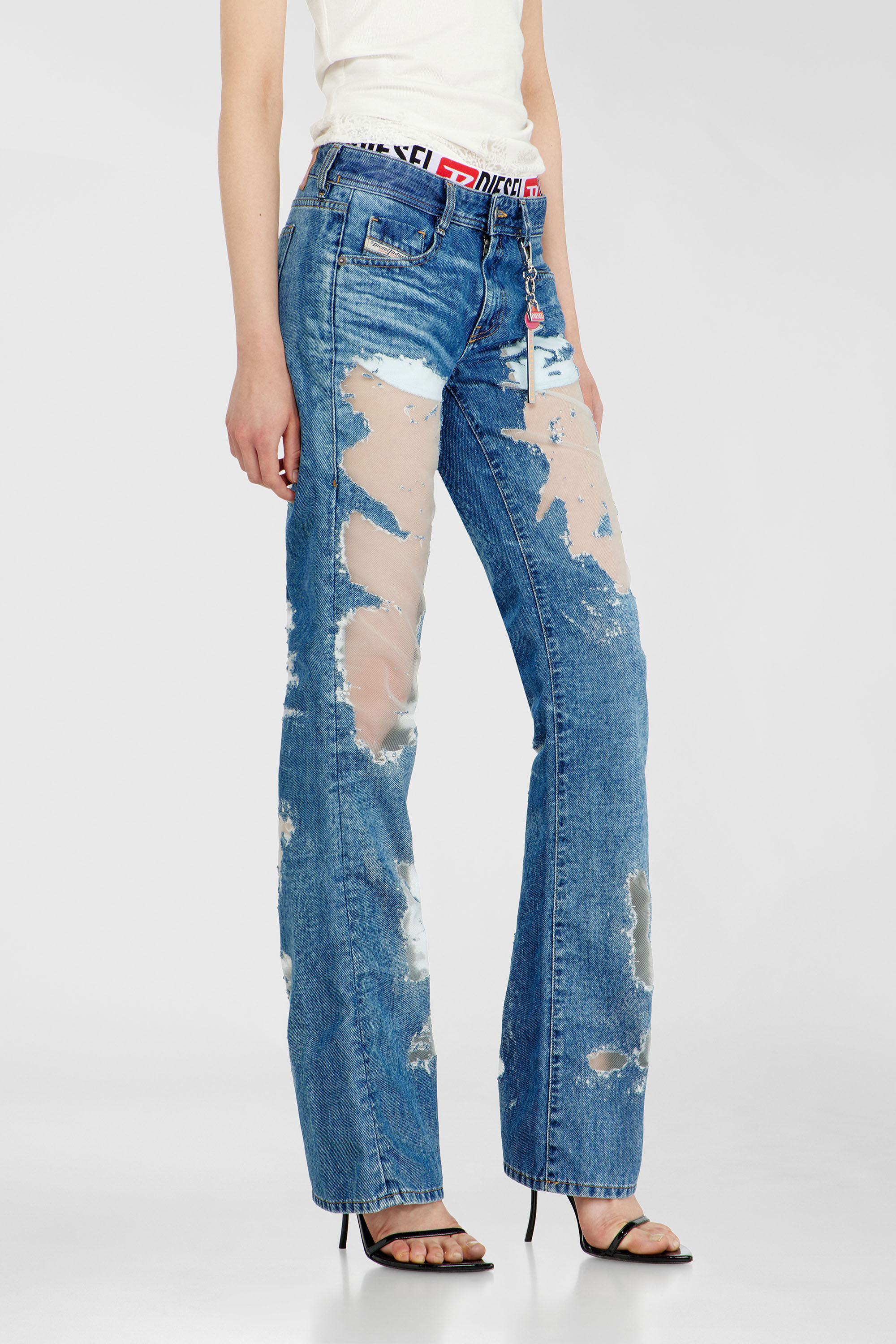 Diesel - Woman's Bootcut Jeans 1969 D-Ebbey 068ZH, Medium blue - 5