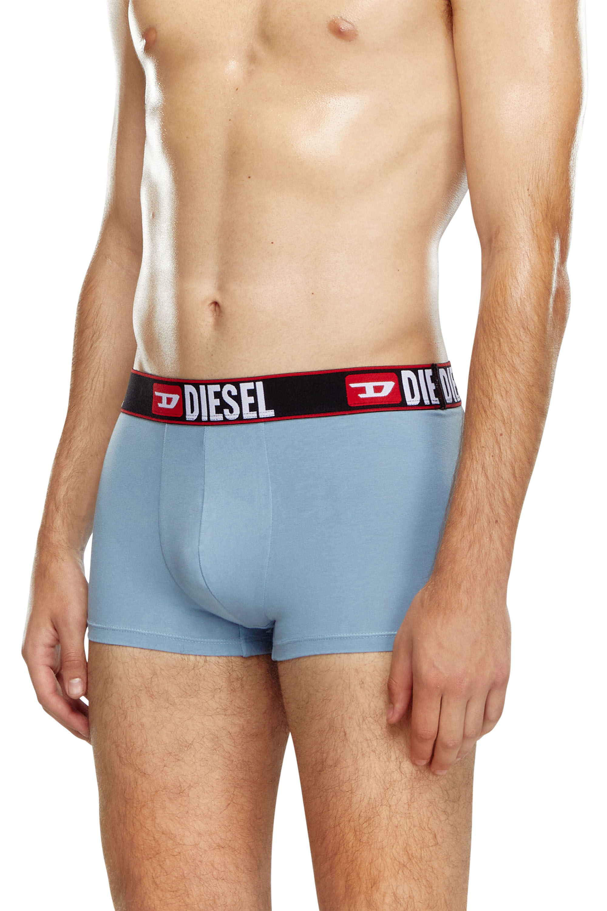 Diesel - UMBX-DAMIENTHREEPACK, Set da tre boxer con motivo cloudy Uomo in Blu - 3