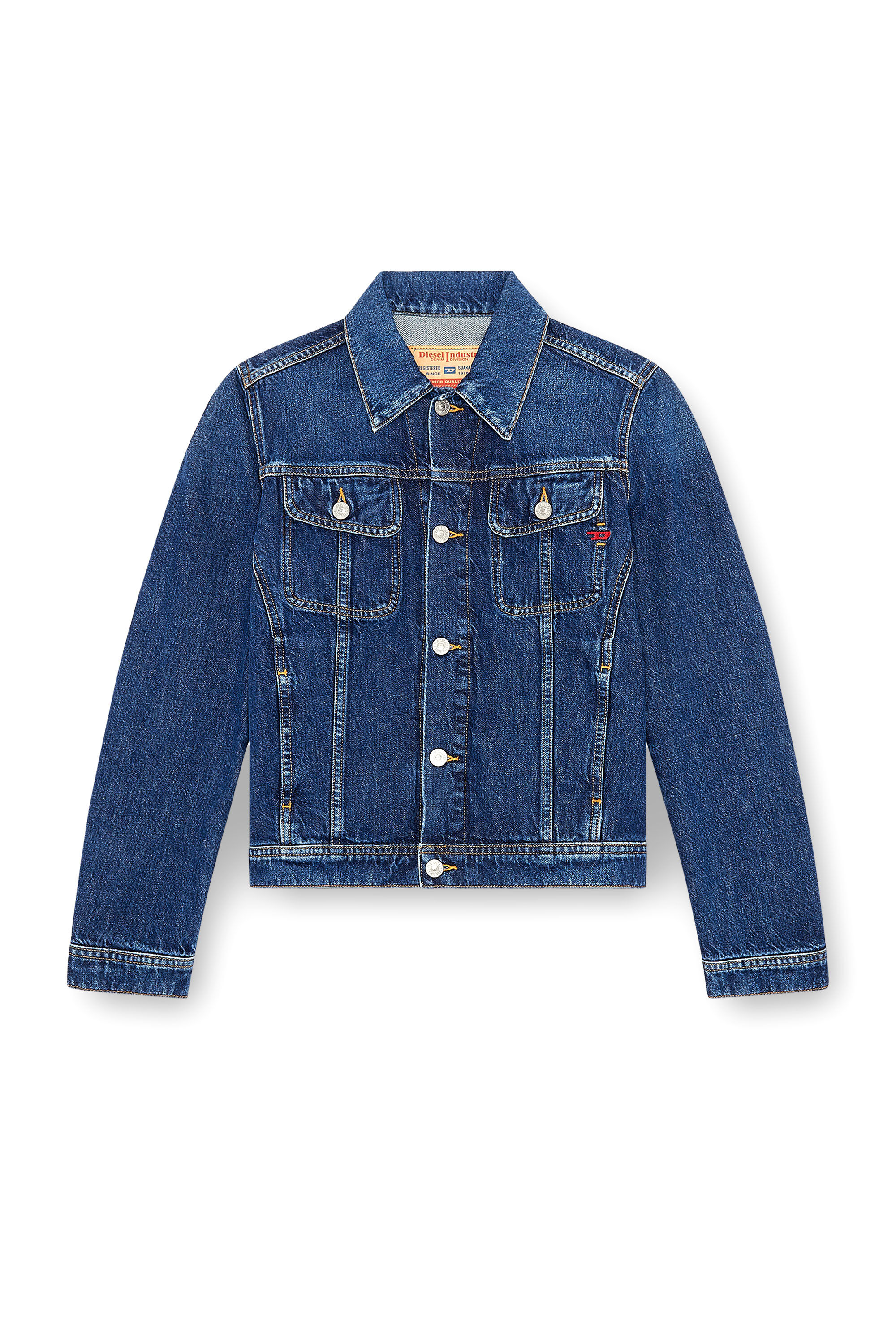 Diesel - DE-BONNY, Giacca trucker in denim Donna in Blu - 2